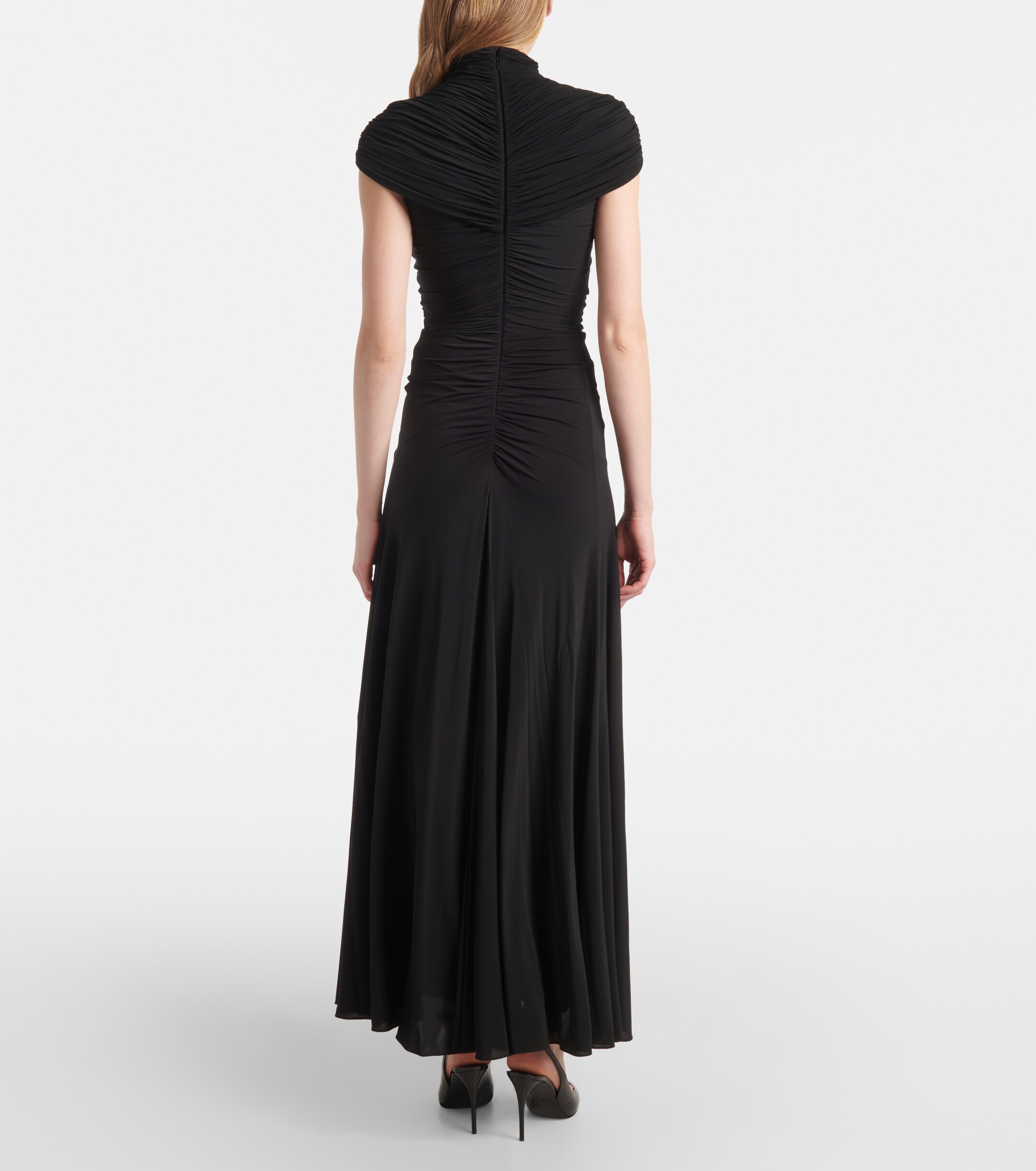 Alaïa Gathered maxi dress