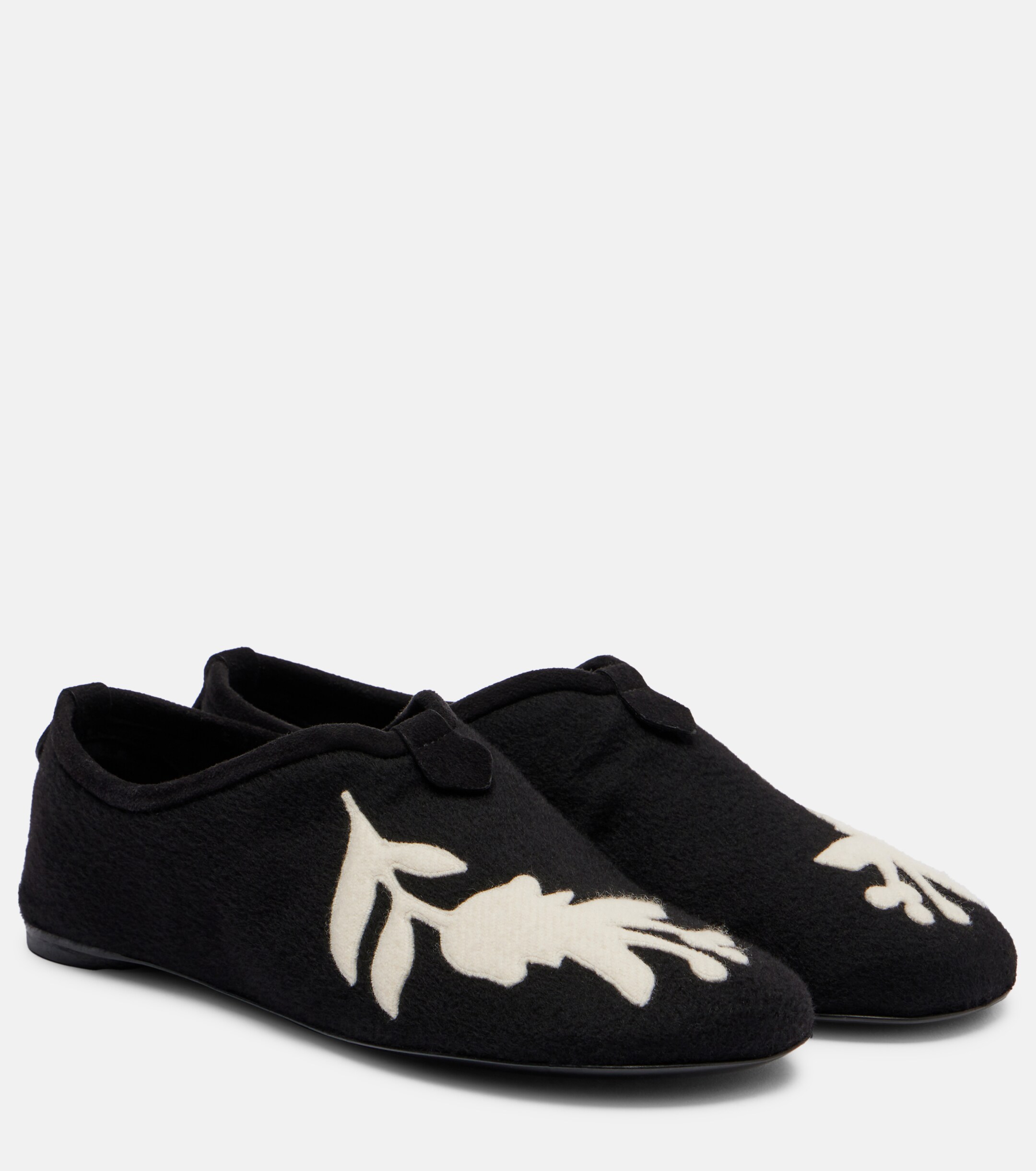 Loro Piana Floaty embroidered flats