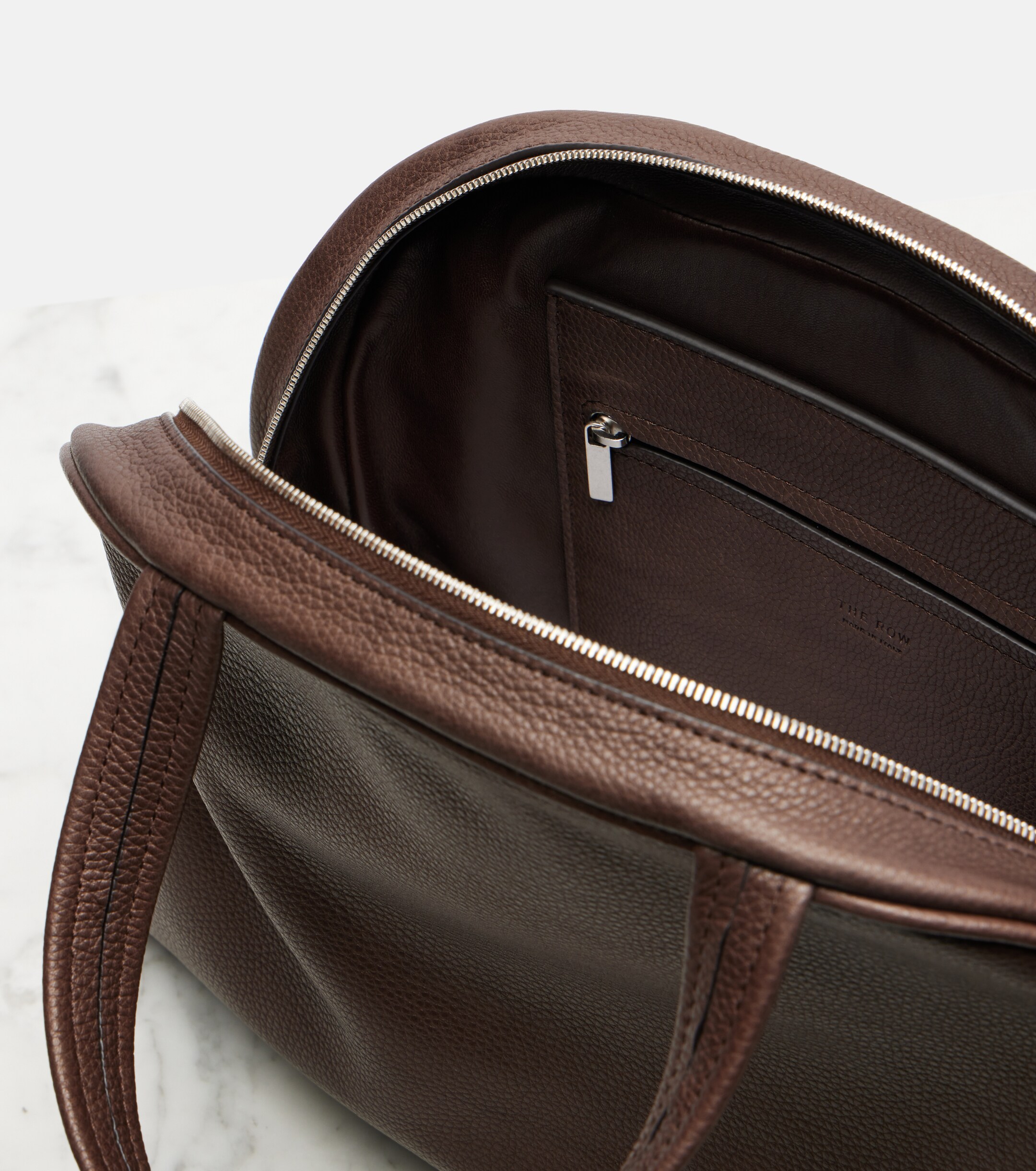 The Row Bindle Small leather tote bag