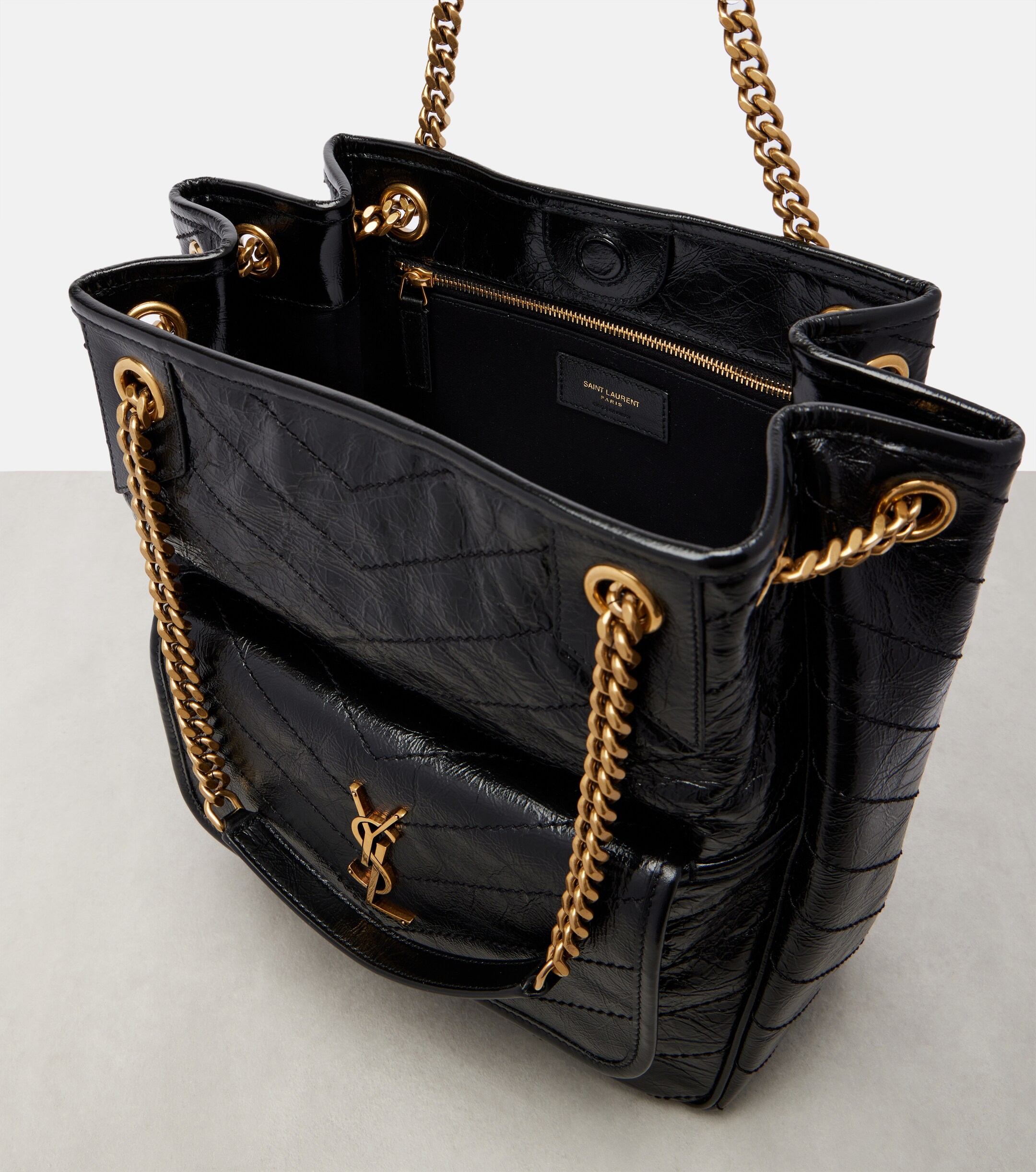 Saint Laurent Niki Small leather tote bag