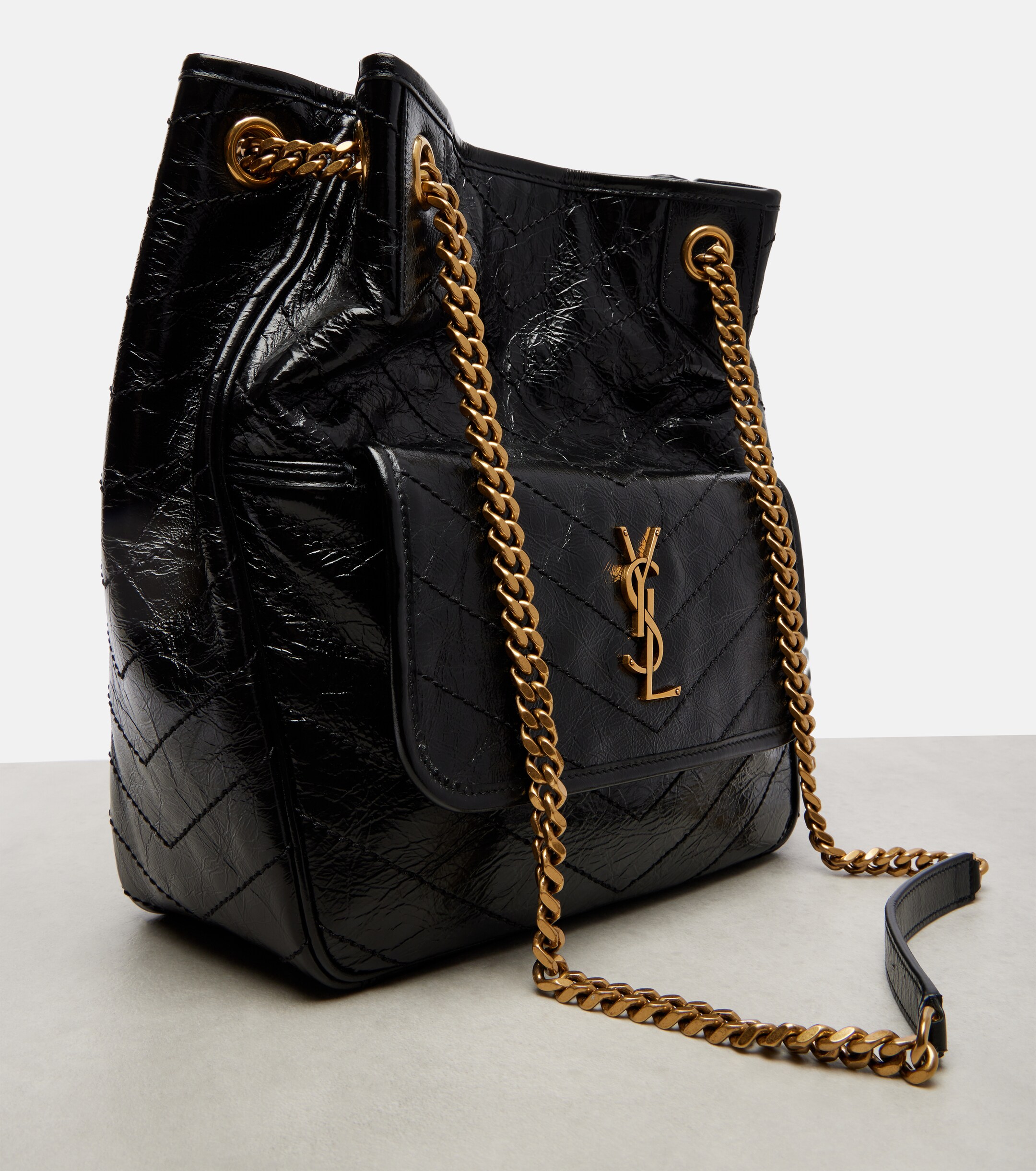 Saint Laurent Niki Small leather tote bag