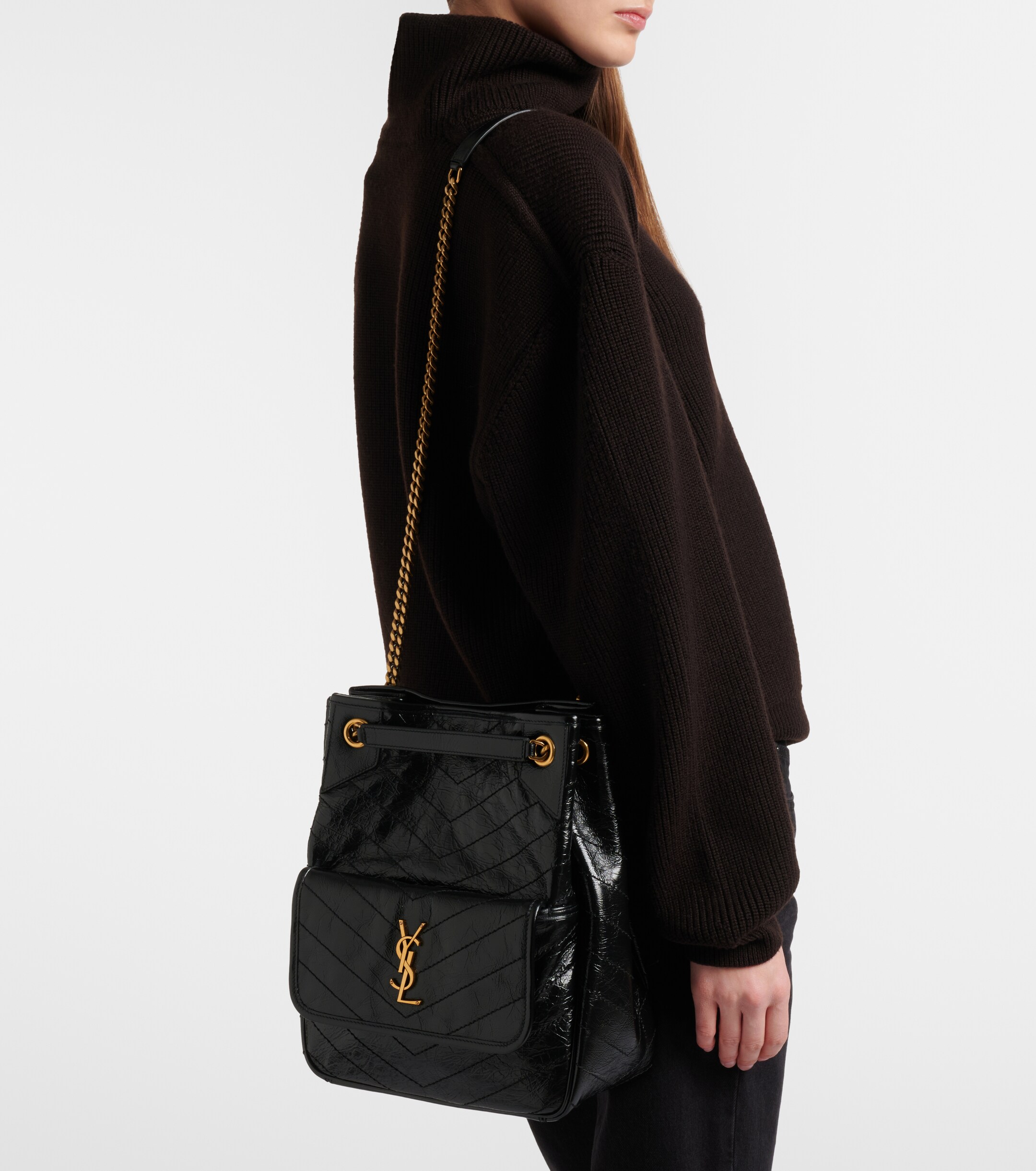 Saint Laurent Niki Small leather tote bag