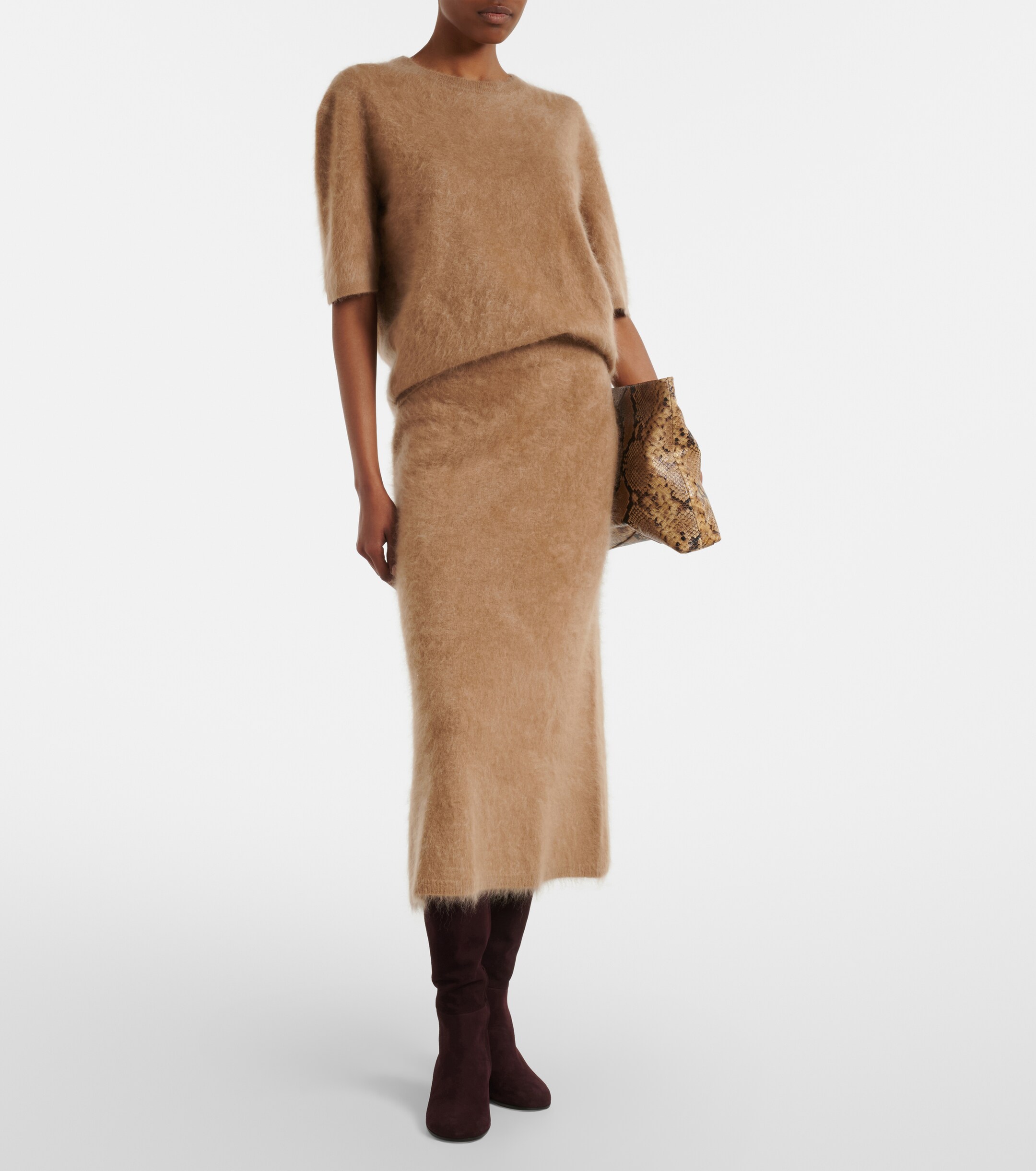 GIANVITO ROSSI Gianvito Rossi Joelle suede knee-high boots