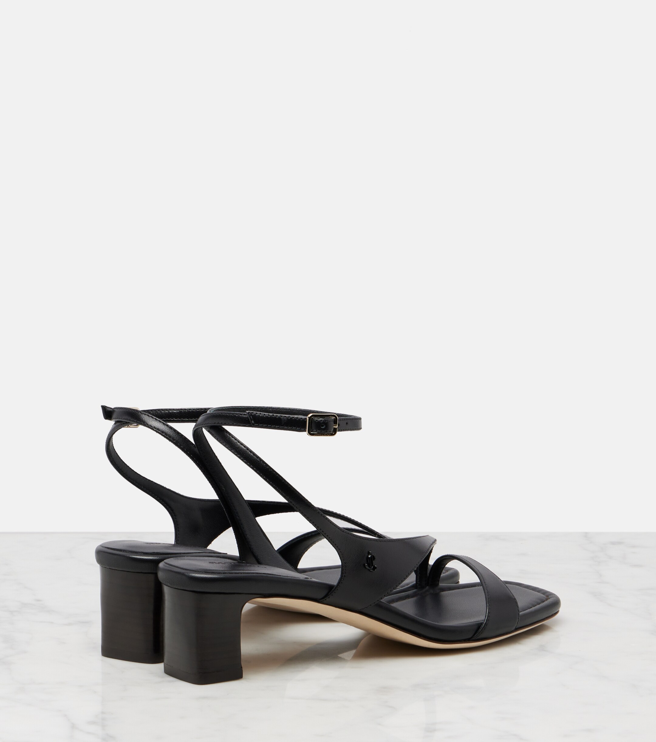 JIMMY CHOO Jimmy Choo Faye leather slingback sandals