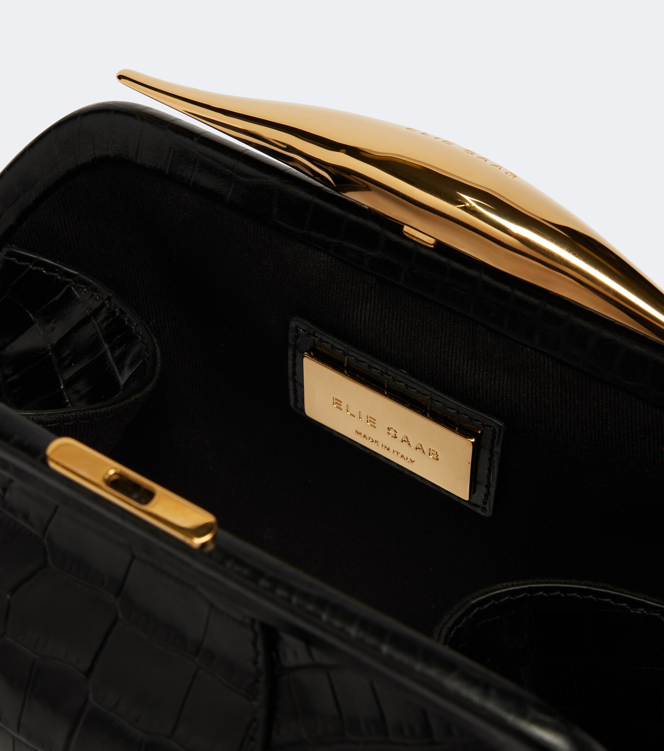 Elie Saab The Tresor Small leather clutch