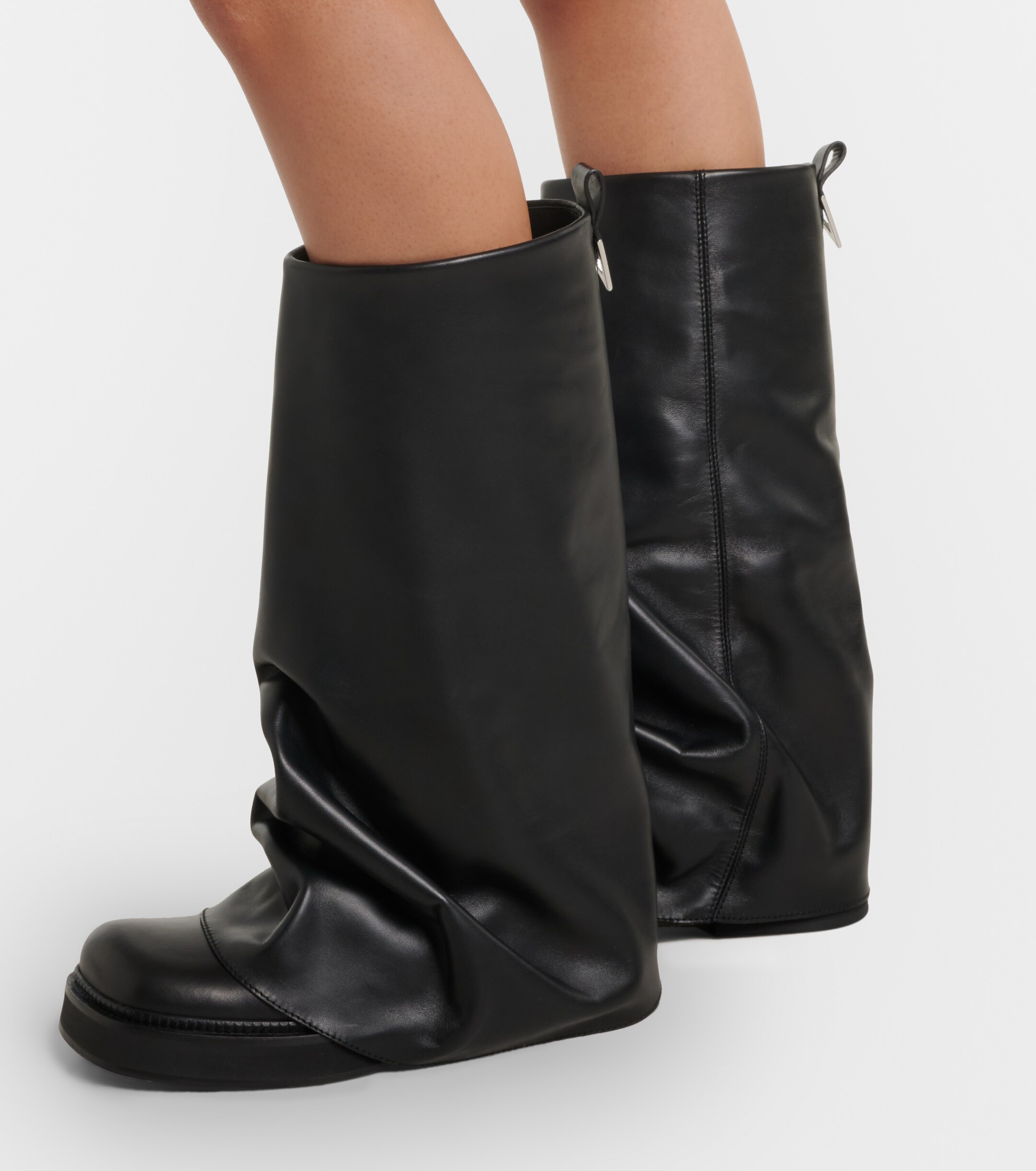 THE ATTICO The Attico Robin leather combat boots