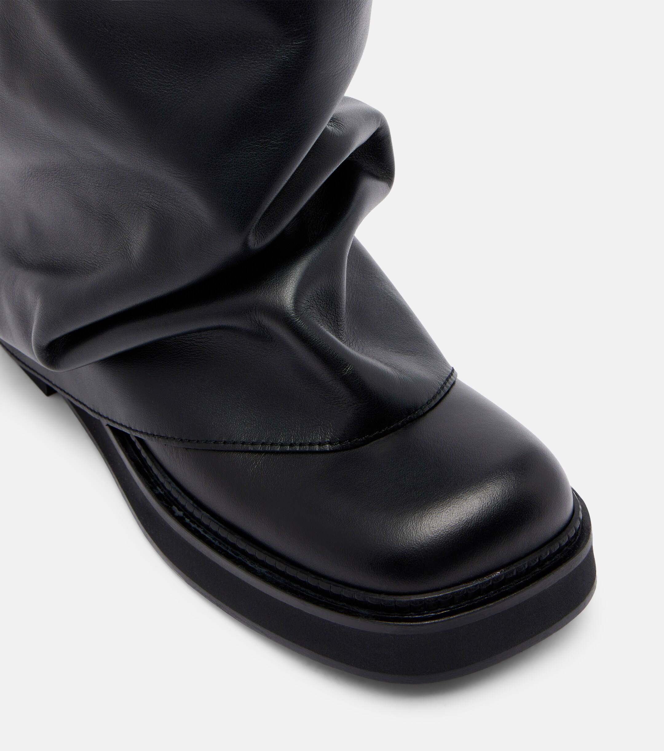 THE ATTICO The Attico Robin leather combat boots