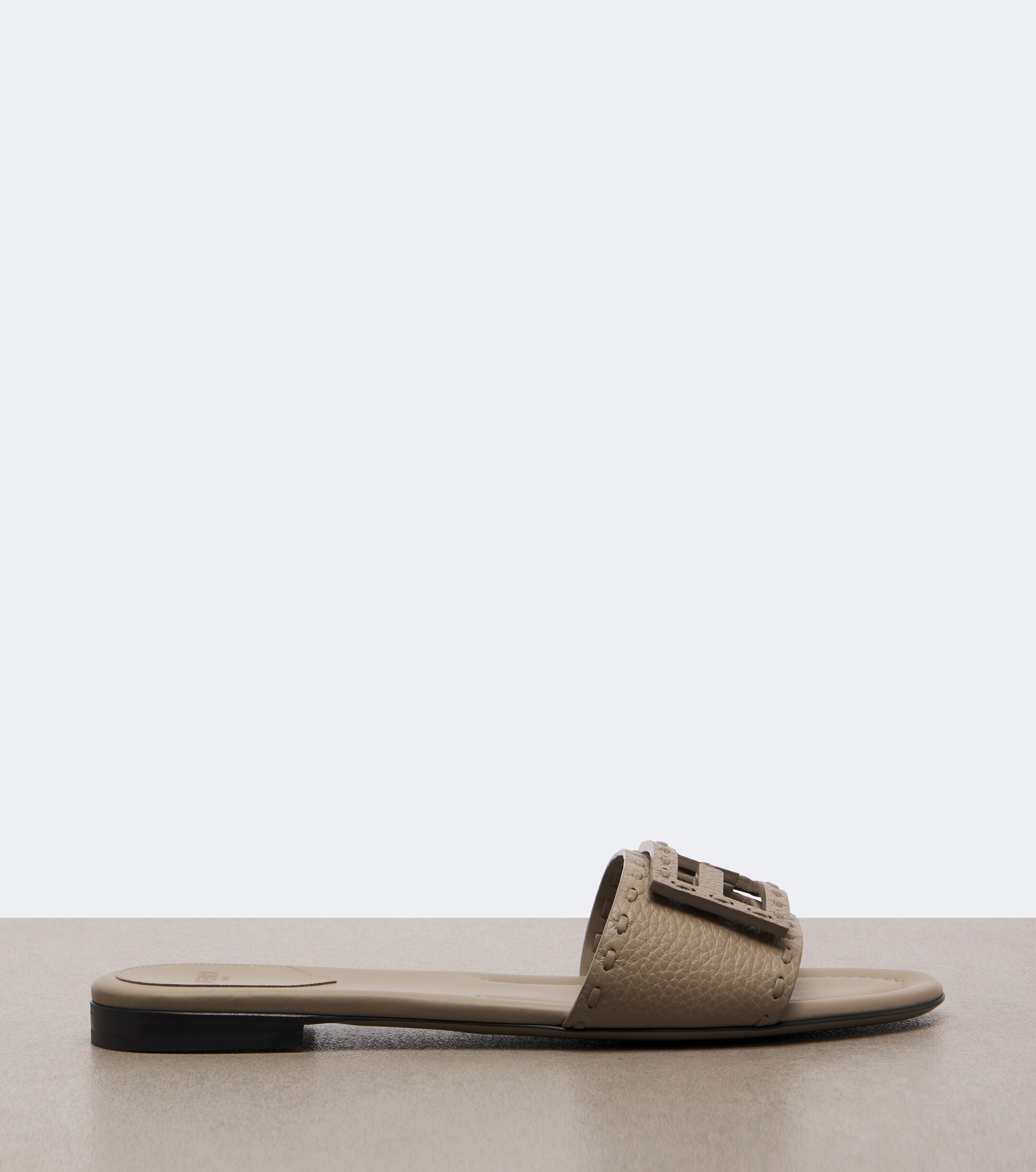 Fendi Fendi Tube FF leather slides