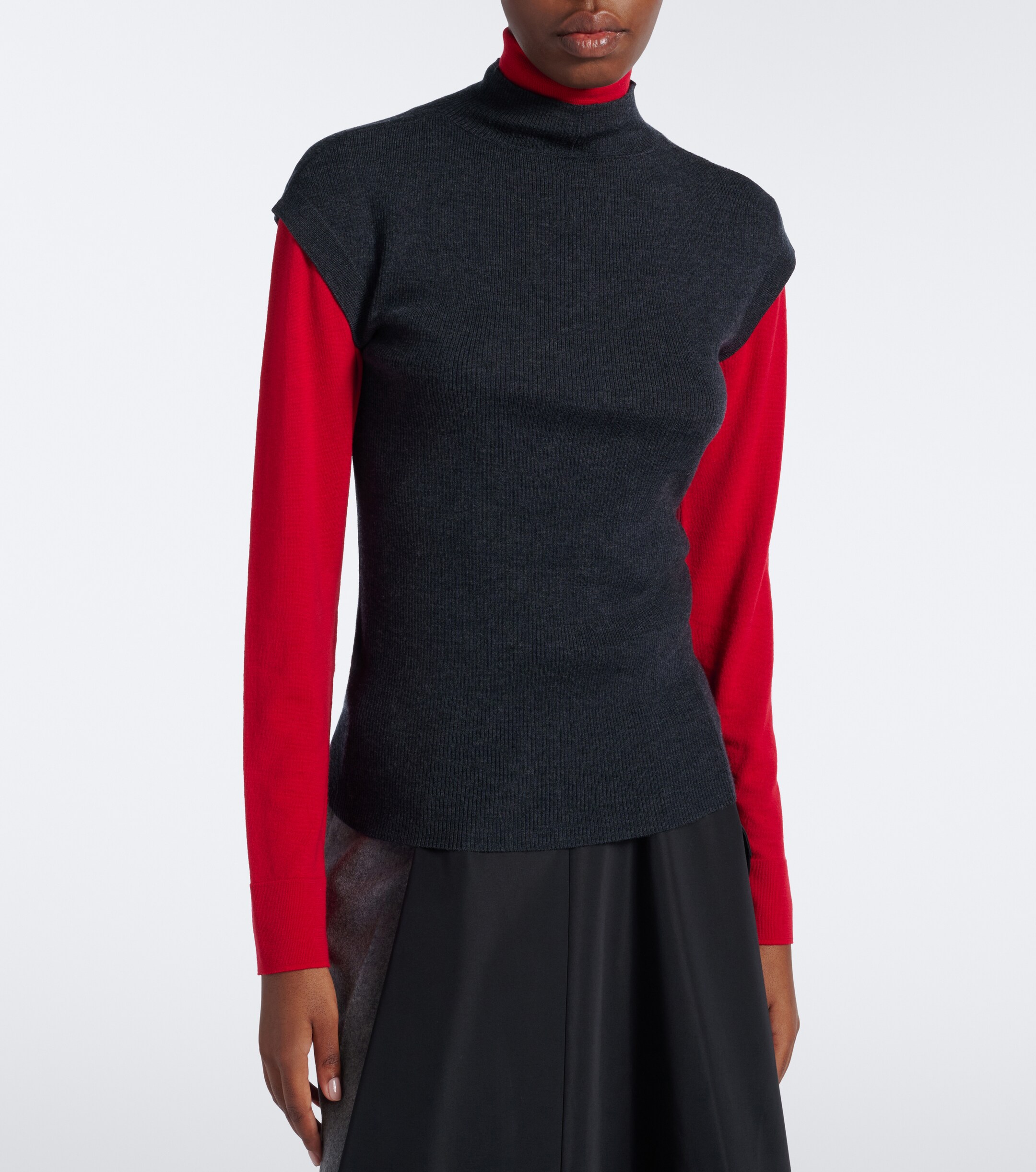 Jardin des Orangers Jardin des Orangers Ribbed-knit virgin wool top
