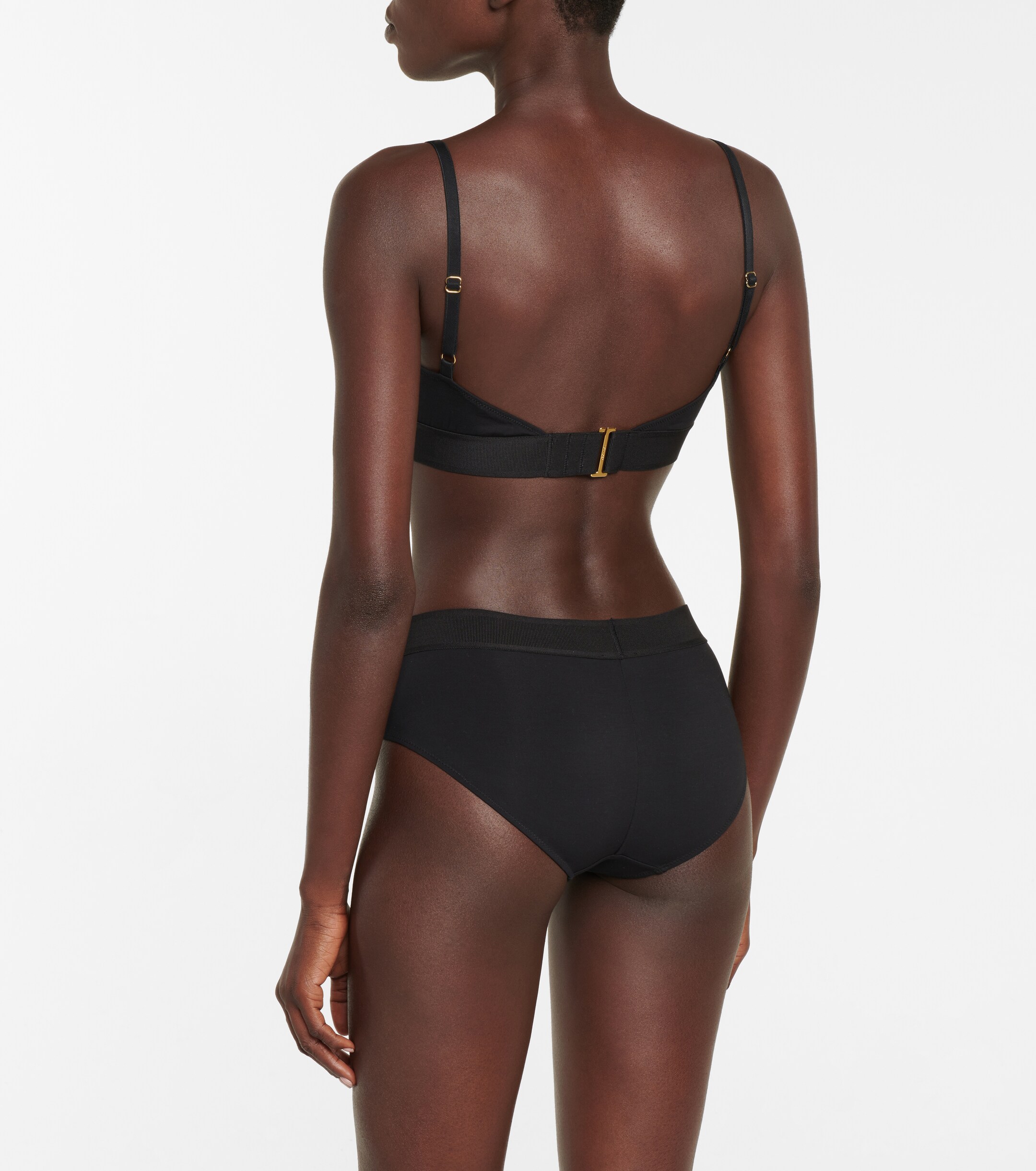 Tom Ford Tom Ford Logo stretch-jersey triangle bra