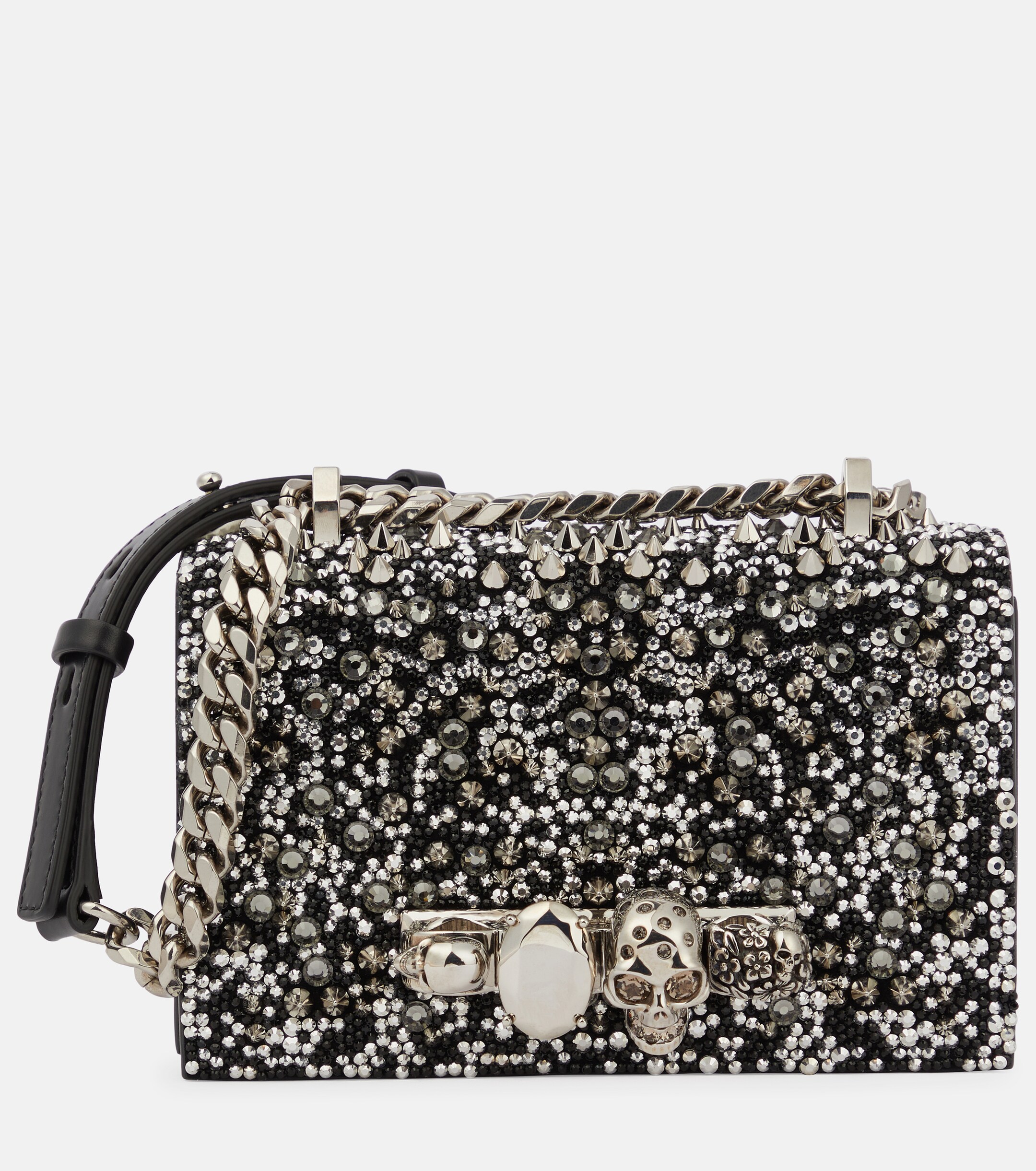 McQueen Jewelled Satchel embellished shoulder bag