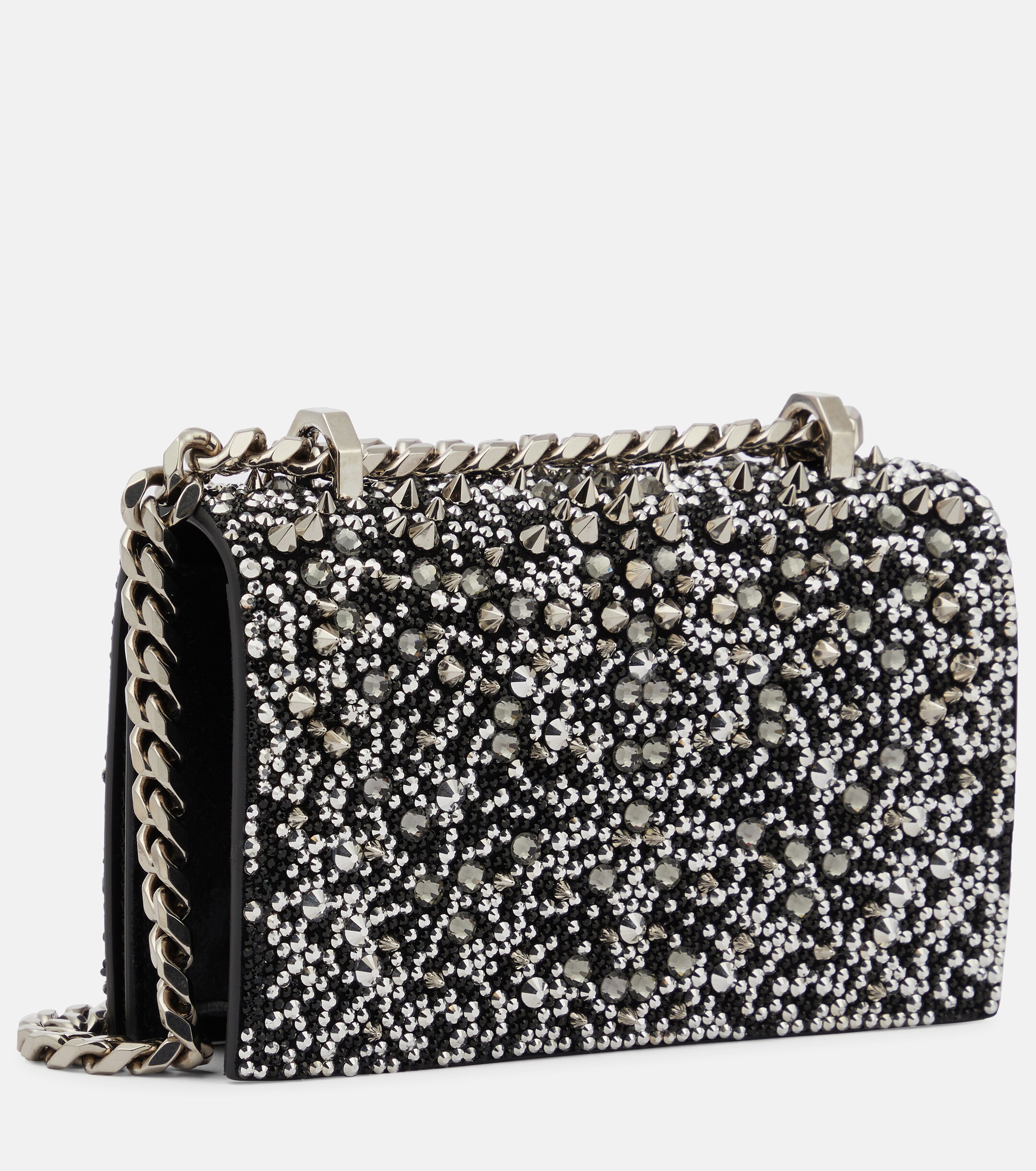 McQueen Jewelled Satchel embellished shoulder bag