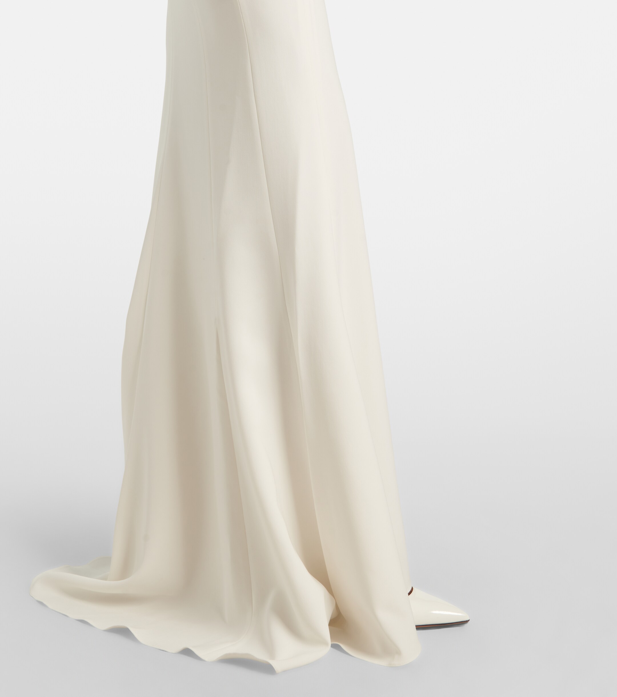 Max Mara Bridal Corsica embellished cady gown thumbnail