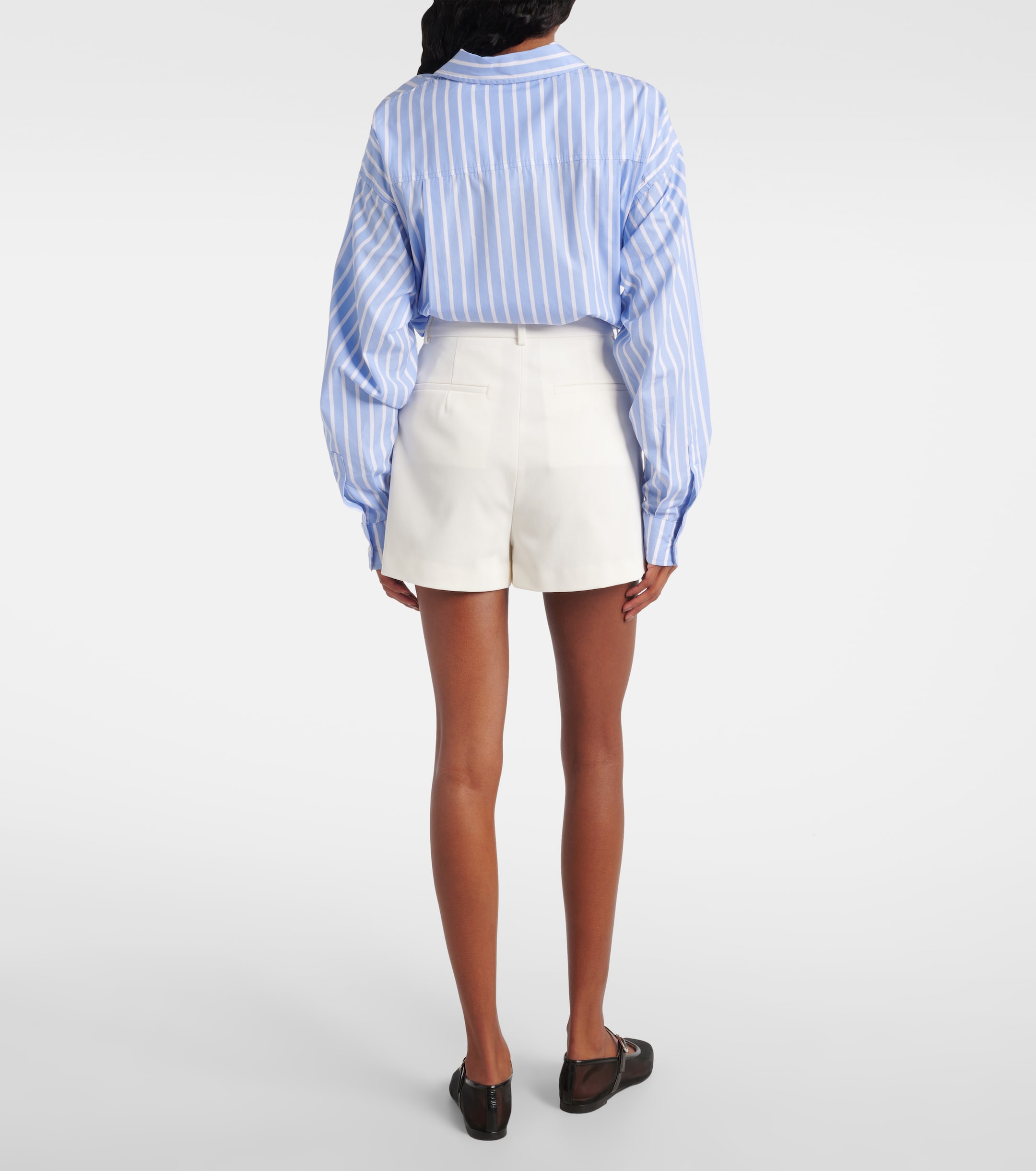 Sportmax Unico 12 cotton-blend bermuda shorts