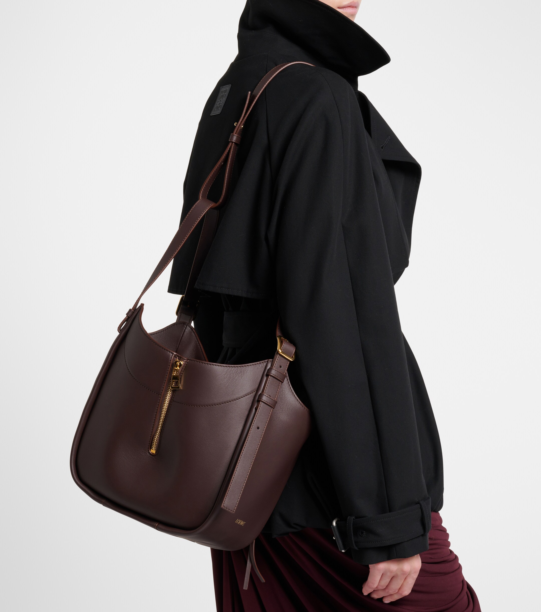 Loewe Hammock Flip Medium leather tote bag