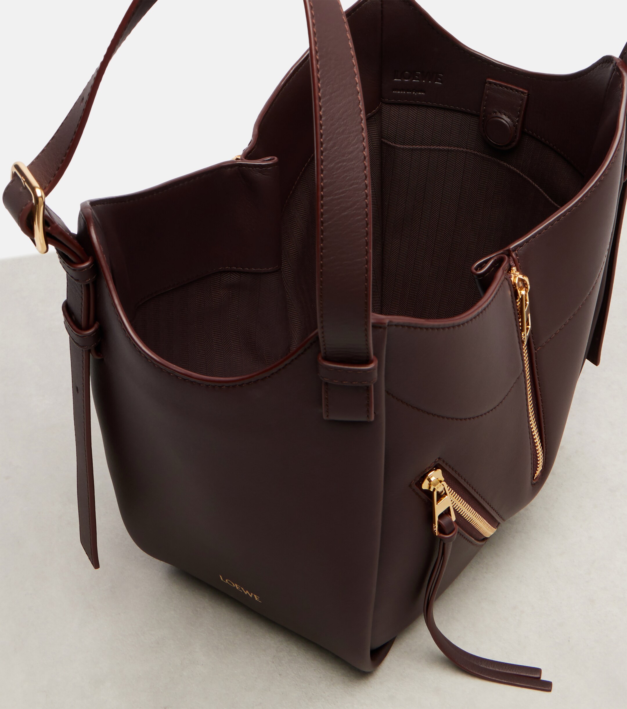 Loewe Hammock Flip Medium leather tote bag
