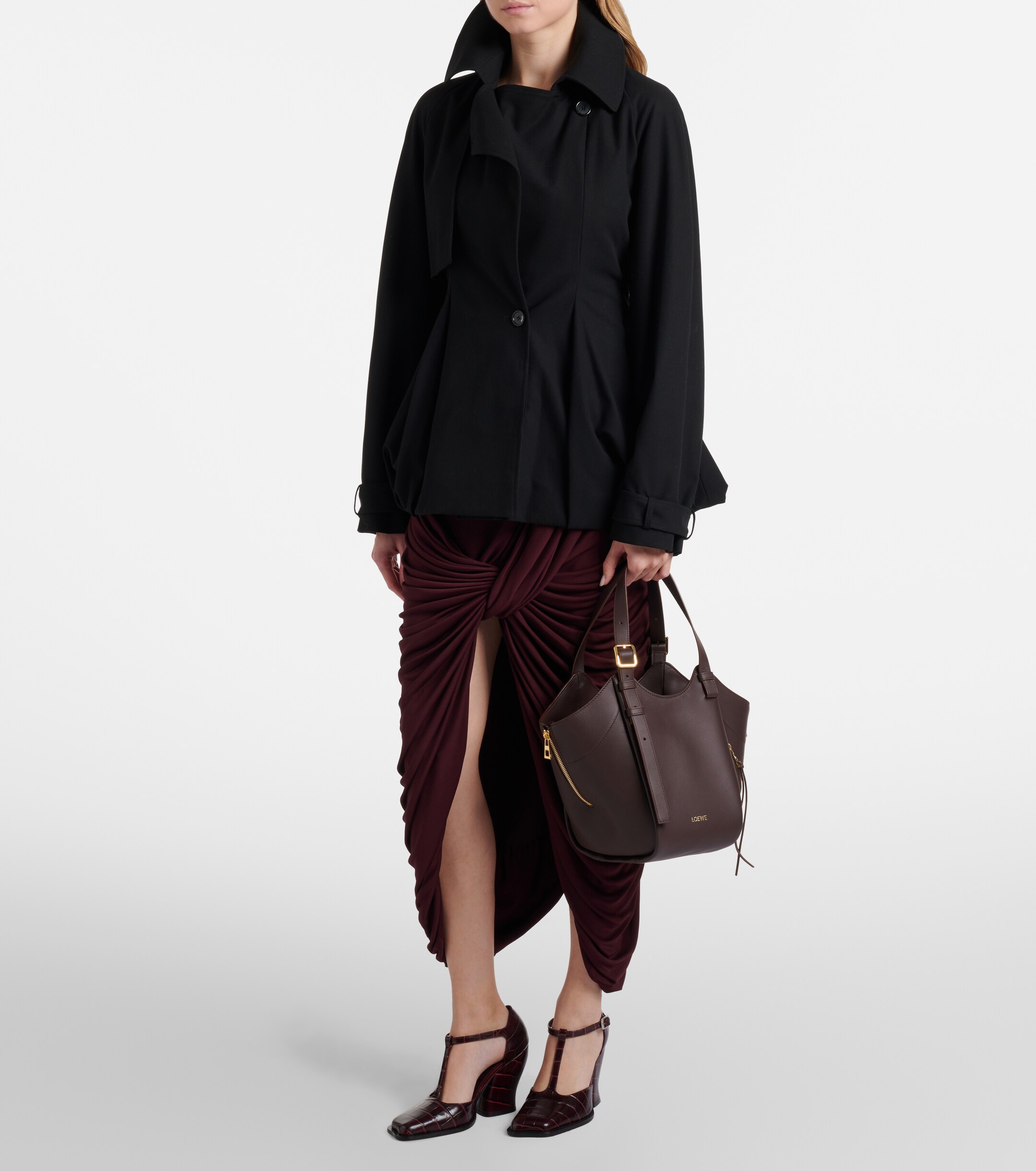 Loewe Hammock Flip Medium leather tote bag
