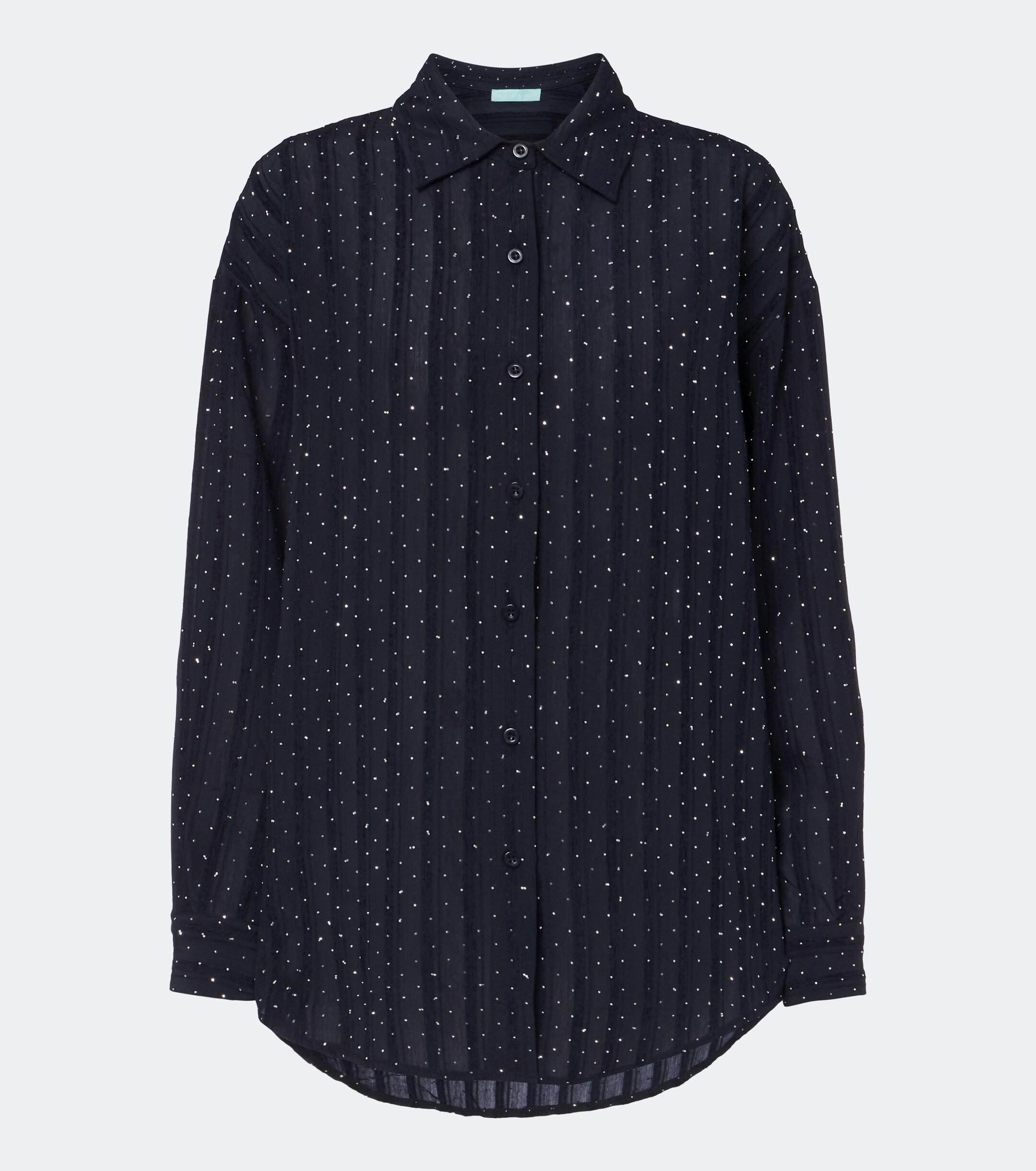 Melissa Odabash Melissa Odabash Ziggy embellished shirt