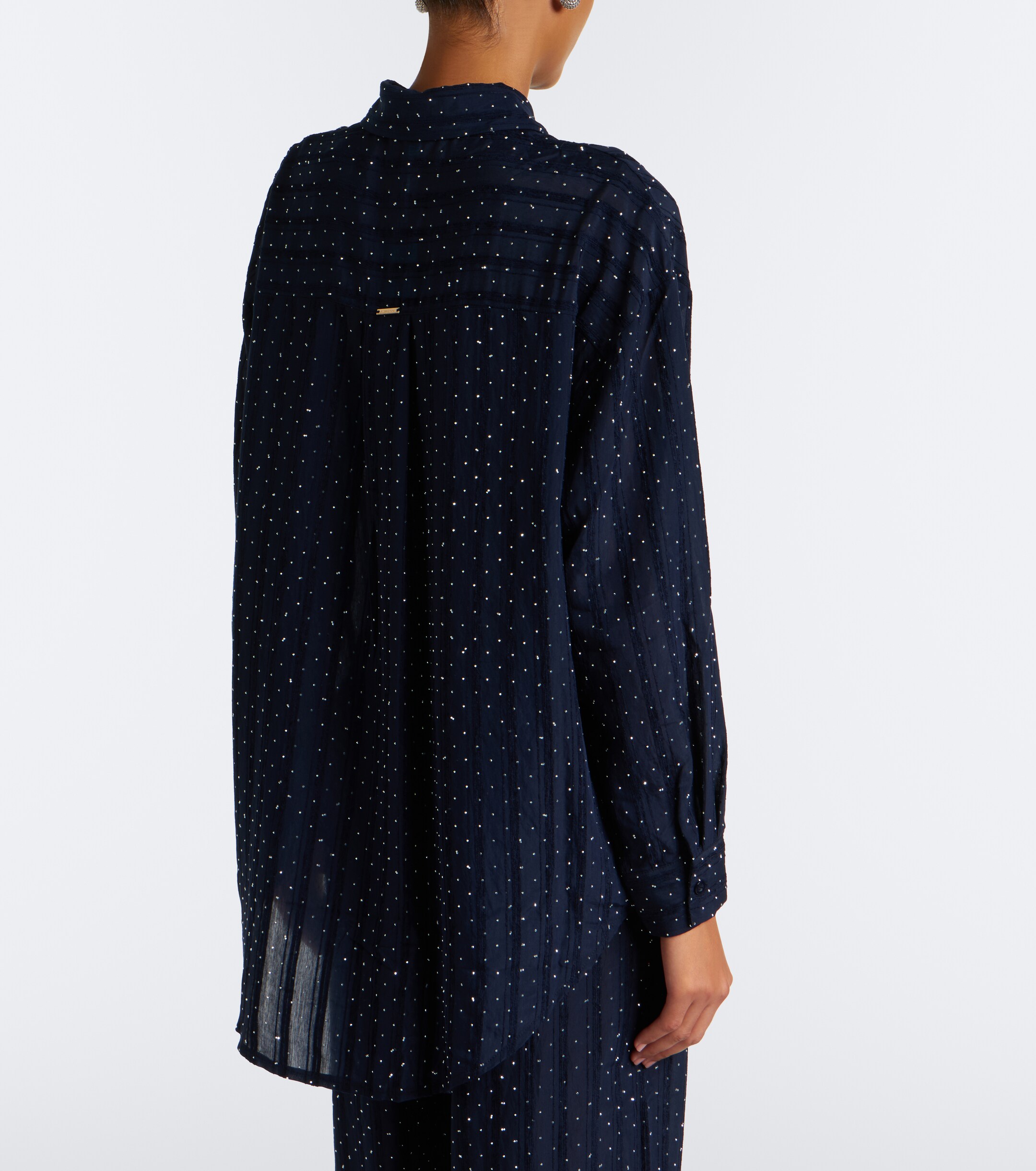 Melissa Odabash Melissa Odabash Ziggy embellished shirt
