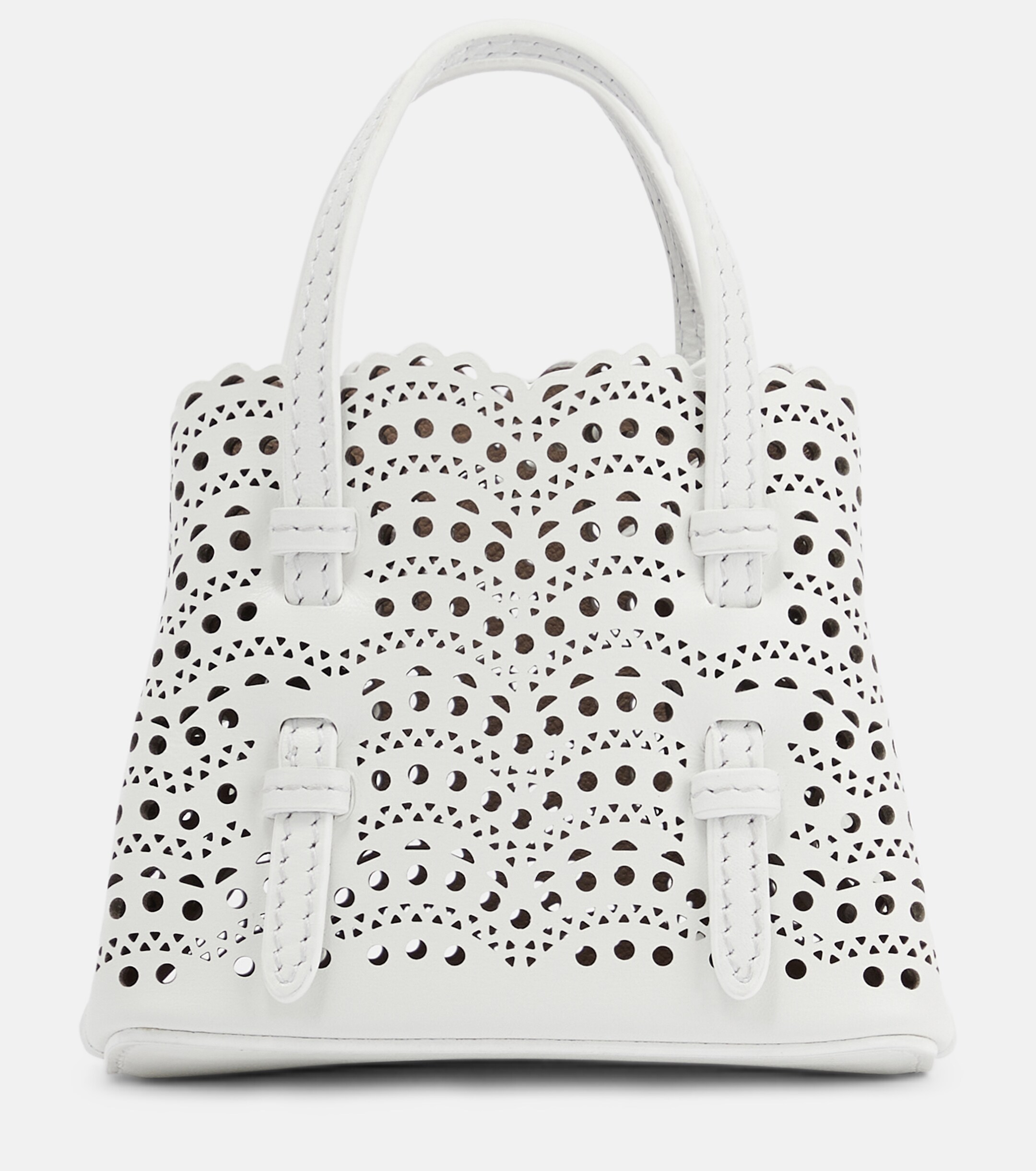 Alaïa Mina Mini leather crossbody bag