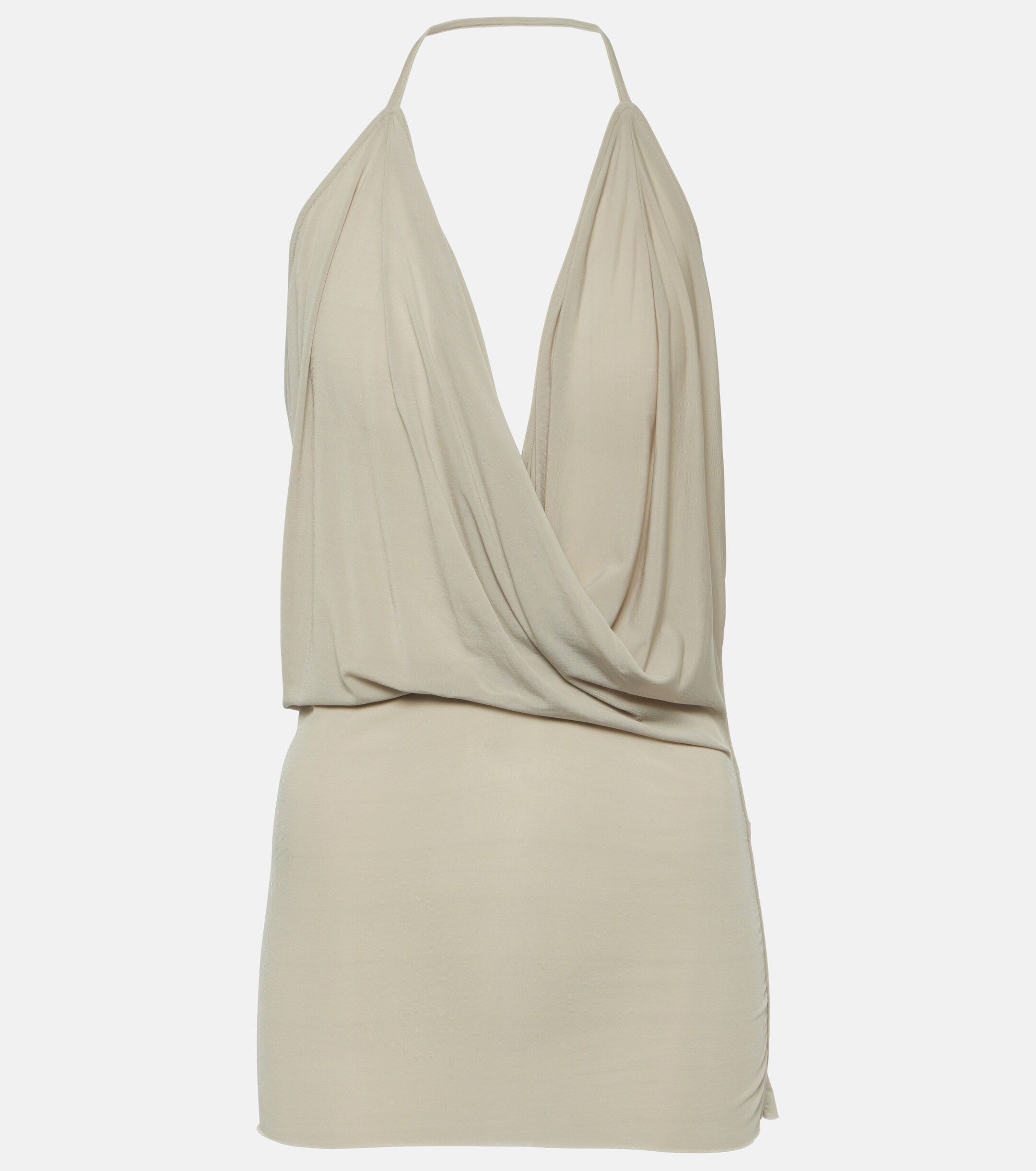 Rick Owens Draped cupro-blend tank top