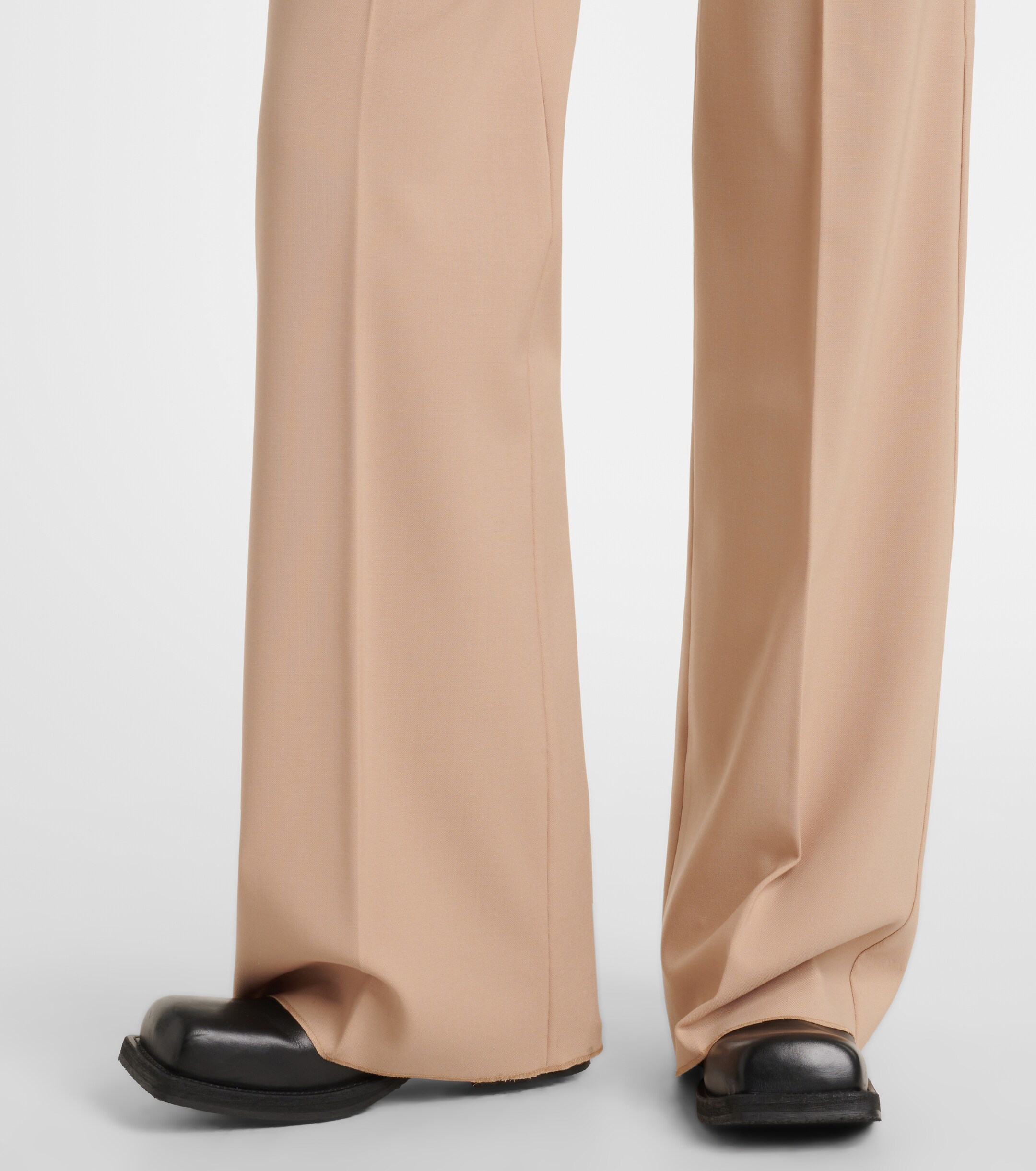 Sportmax Oxalis virgin wool flared pants