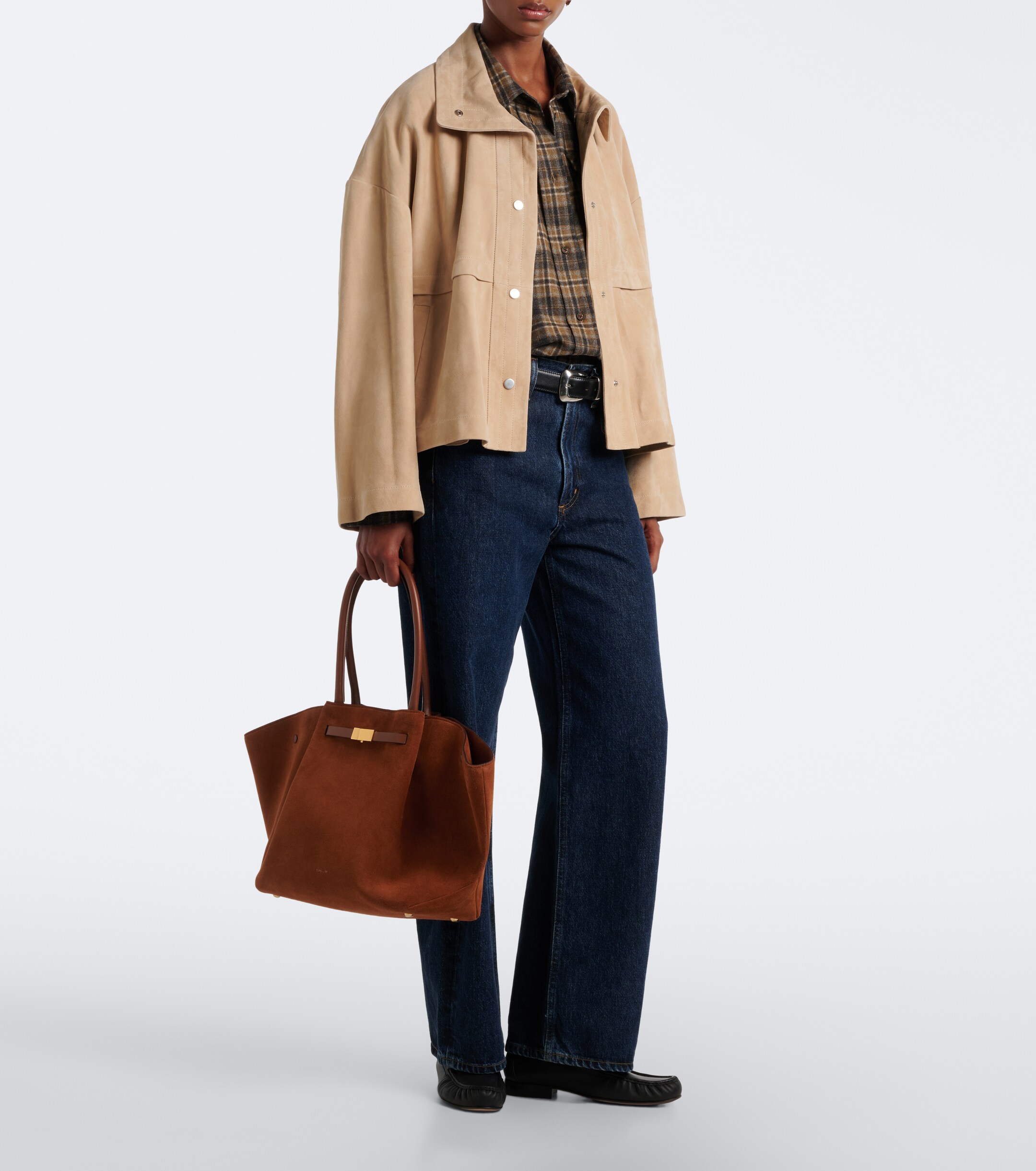 DeMellier New York suede tote bag thumbnail
