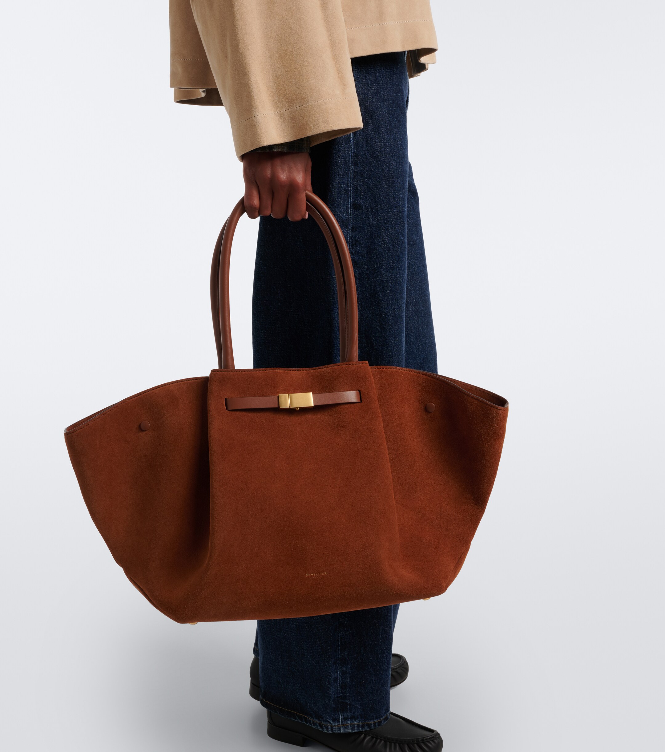DeMellier New York suede tote bag thumbnail