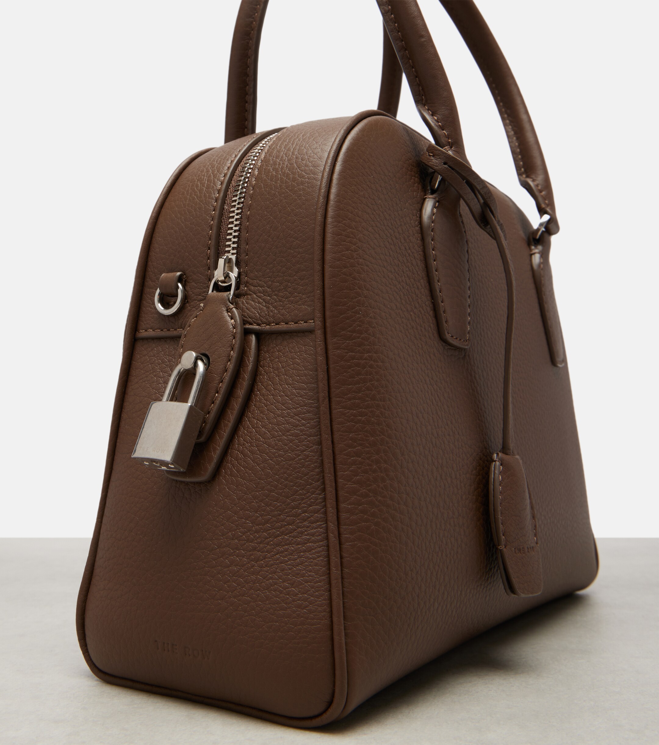 The Row India 10 Small leather tote bag