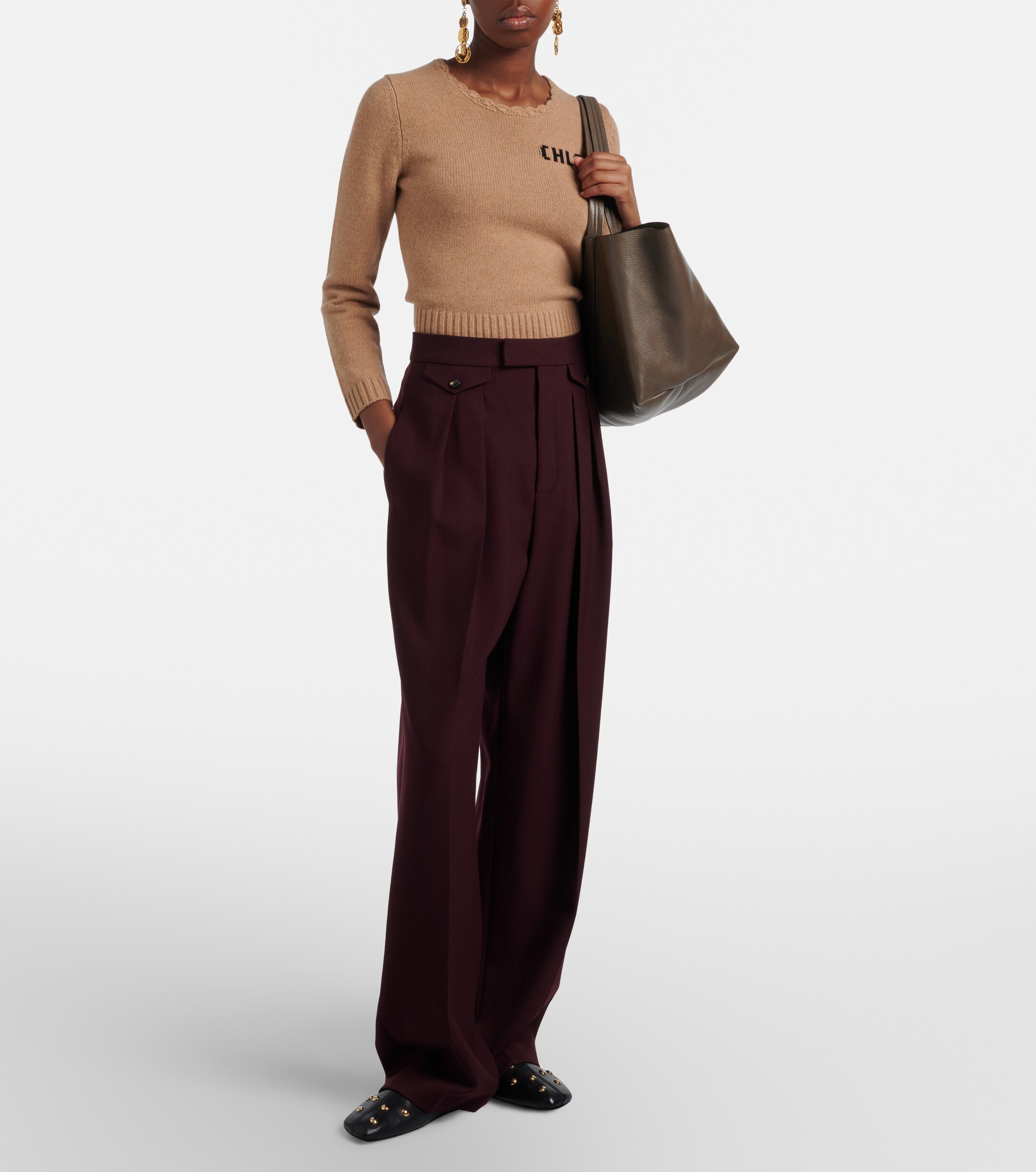 Chloé Chloé Spin Medium leather tote bag