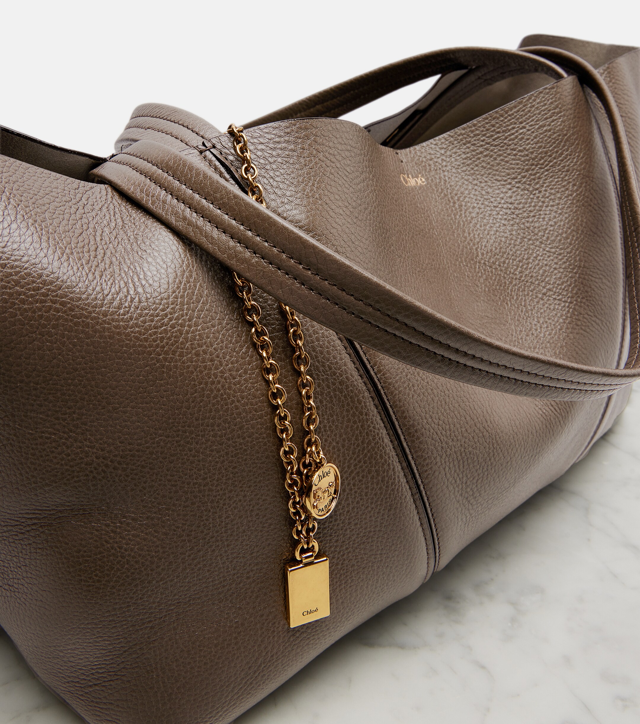 Chloé Chloé Spin Medium leather tote bag