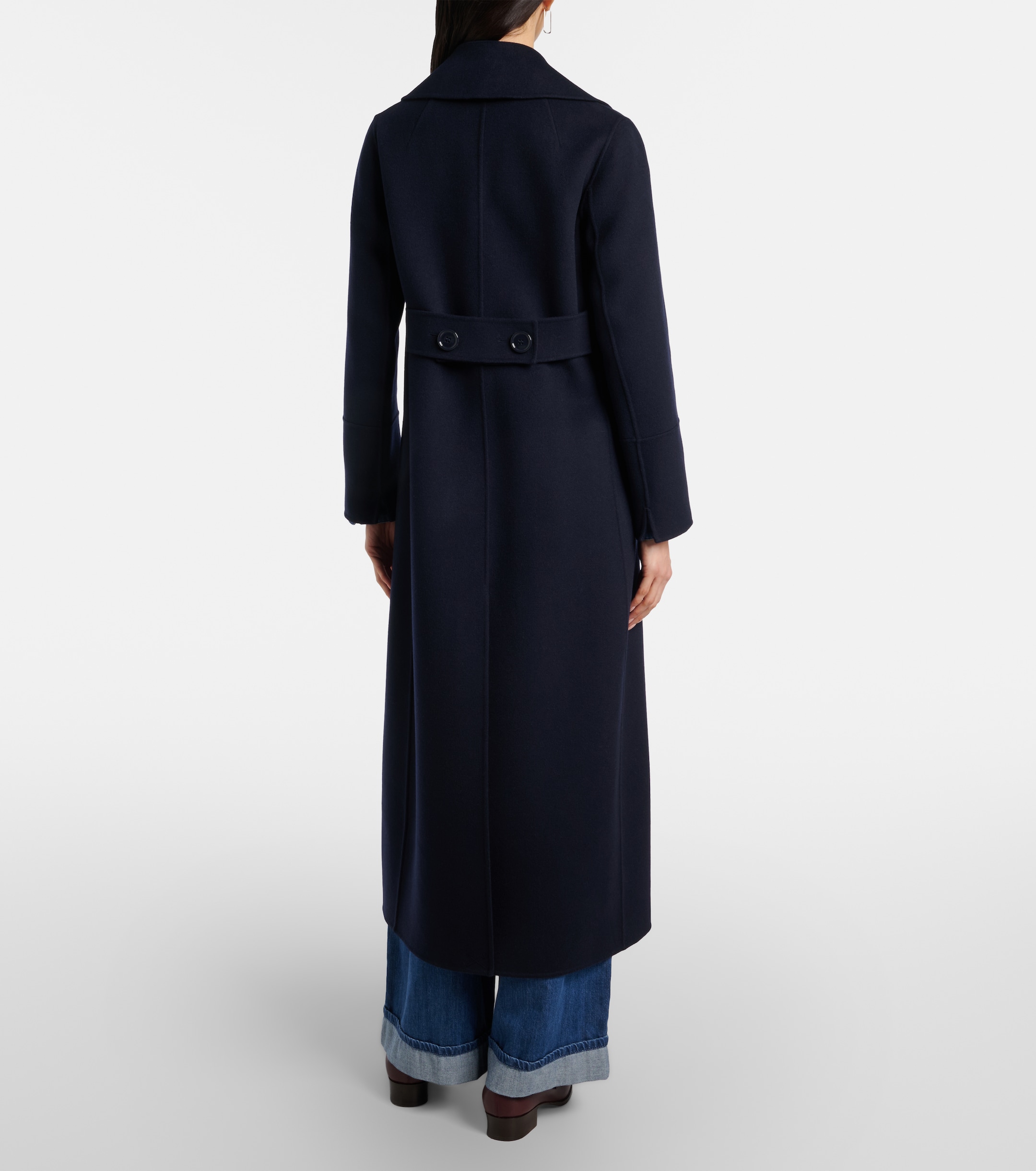 S Max Mara Custodi double-breasted virgin wool coat thumbnail