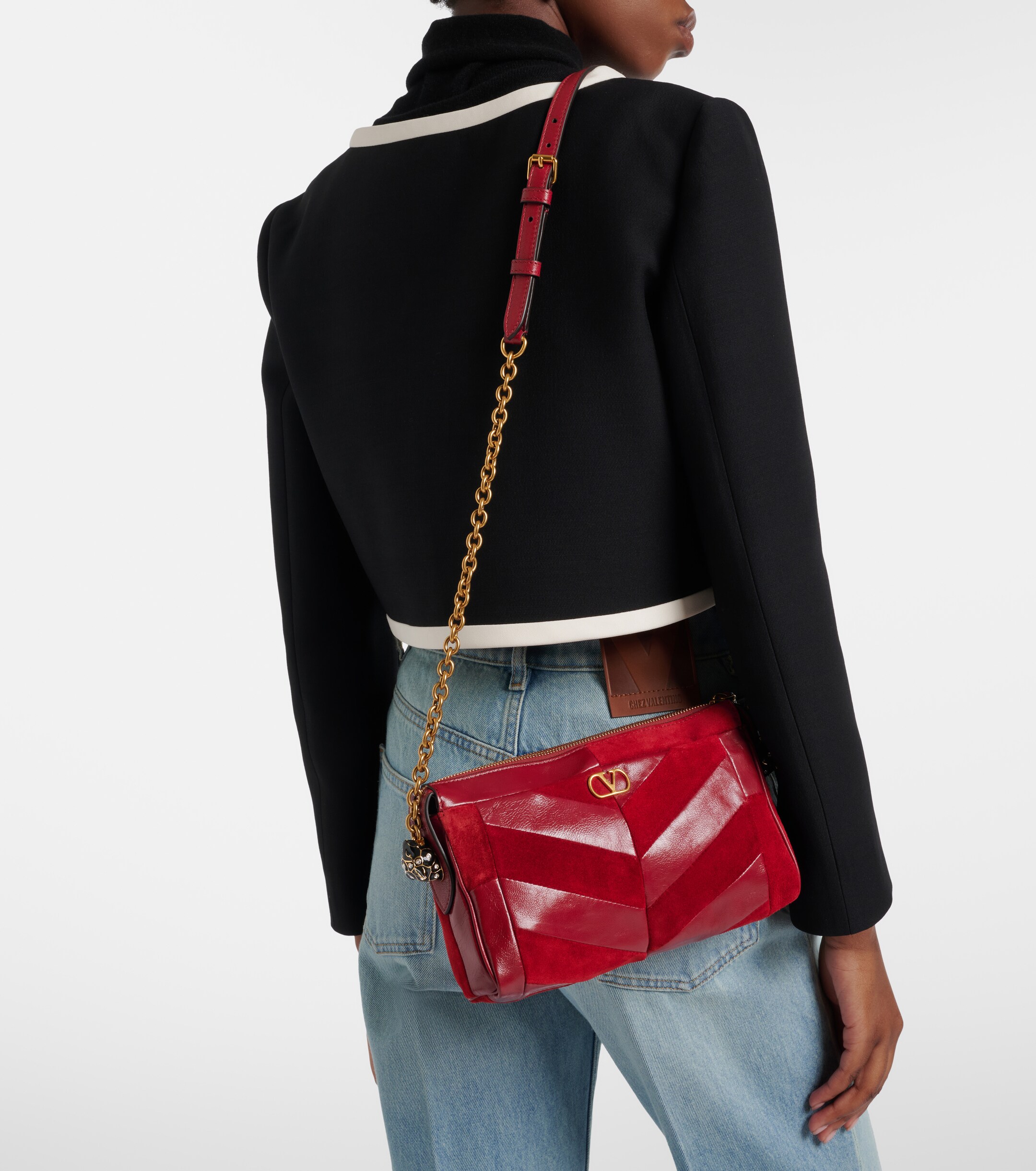 Valentino Garavani Panthea Small leather crossbody bag thumbnail
