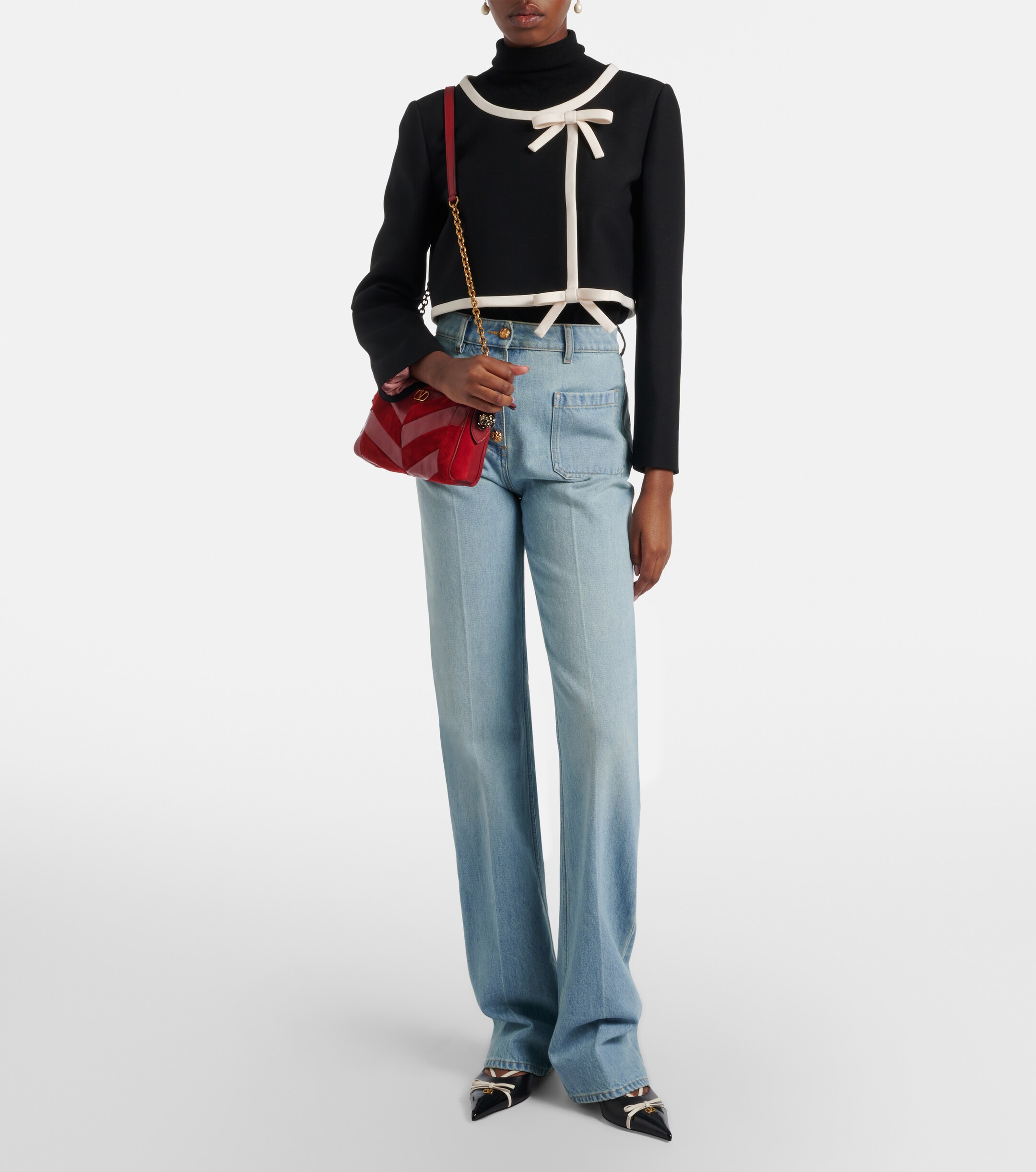 Valentino Garavani Panthea Small leather crossbody bag thumbnail
