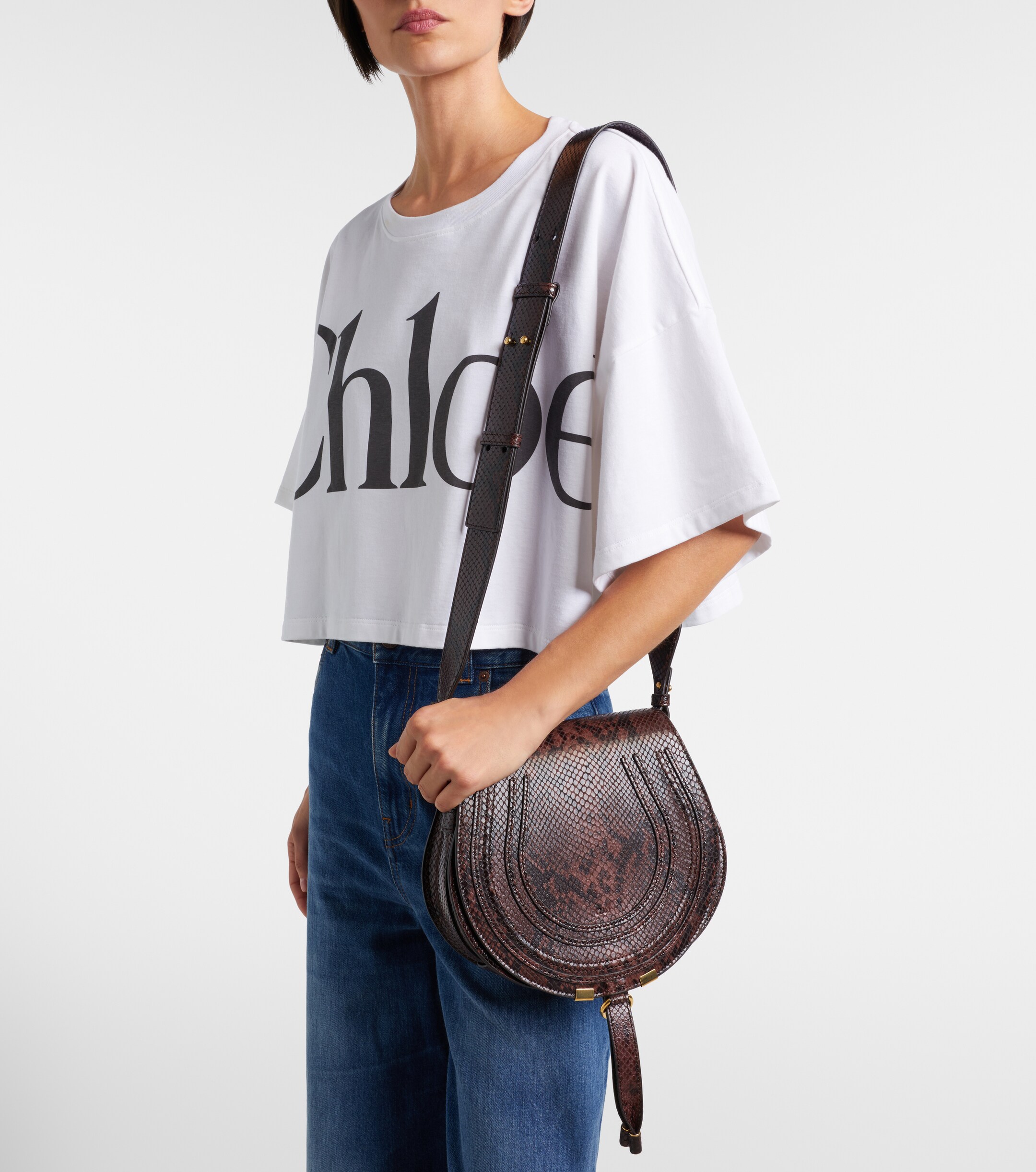 Chloé Marcie Small leather crossbody bag