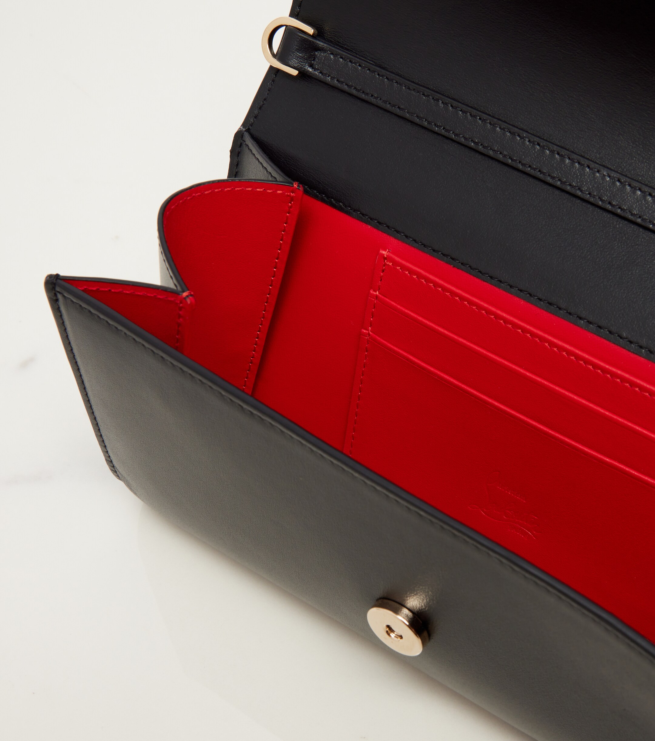 CHRISTIAN LOUBOUTIN Bettina leather wallet on chain