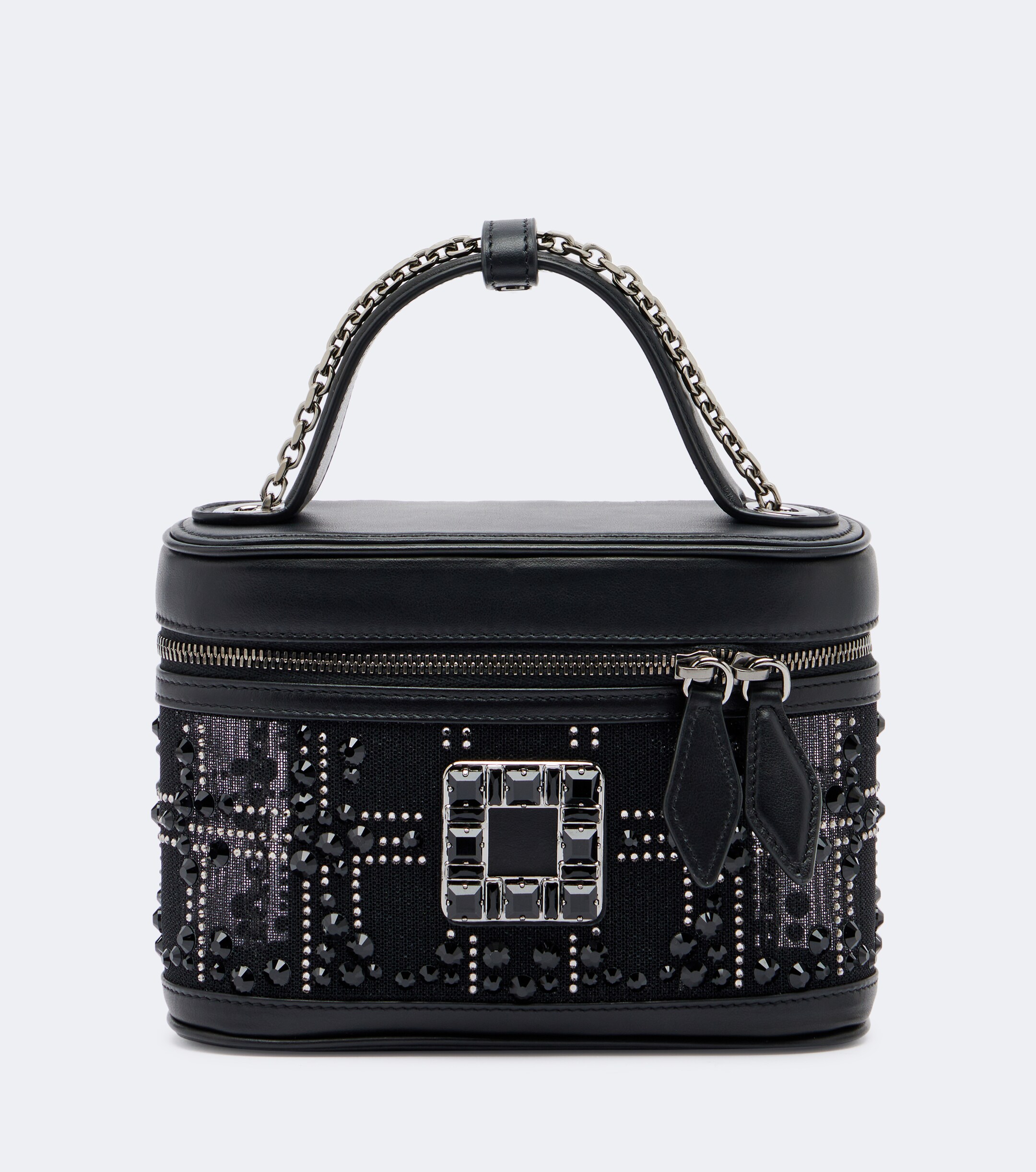 ROGER VIVIER Très Vivier Micro crystal-embellished vanity bag