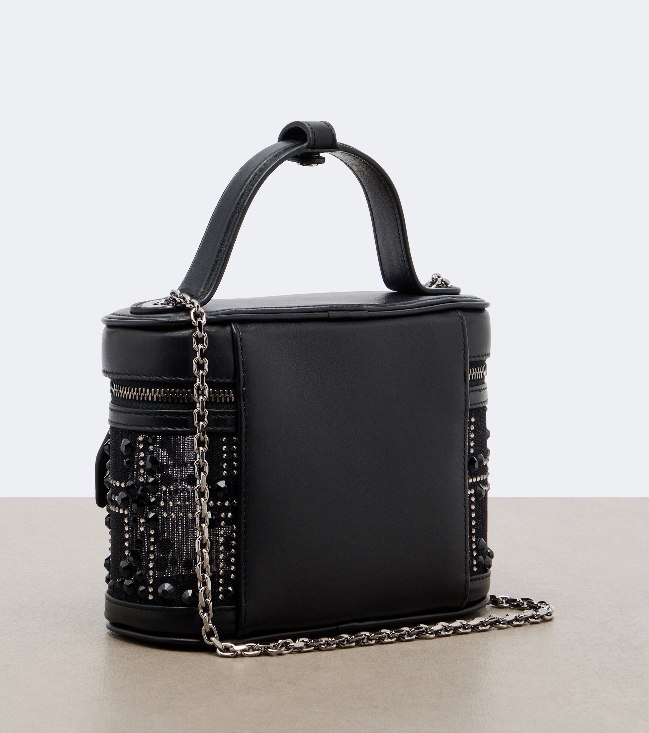 ROGER VIVIER Très Vivier Micro crystal-embellished vanity bag