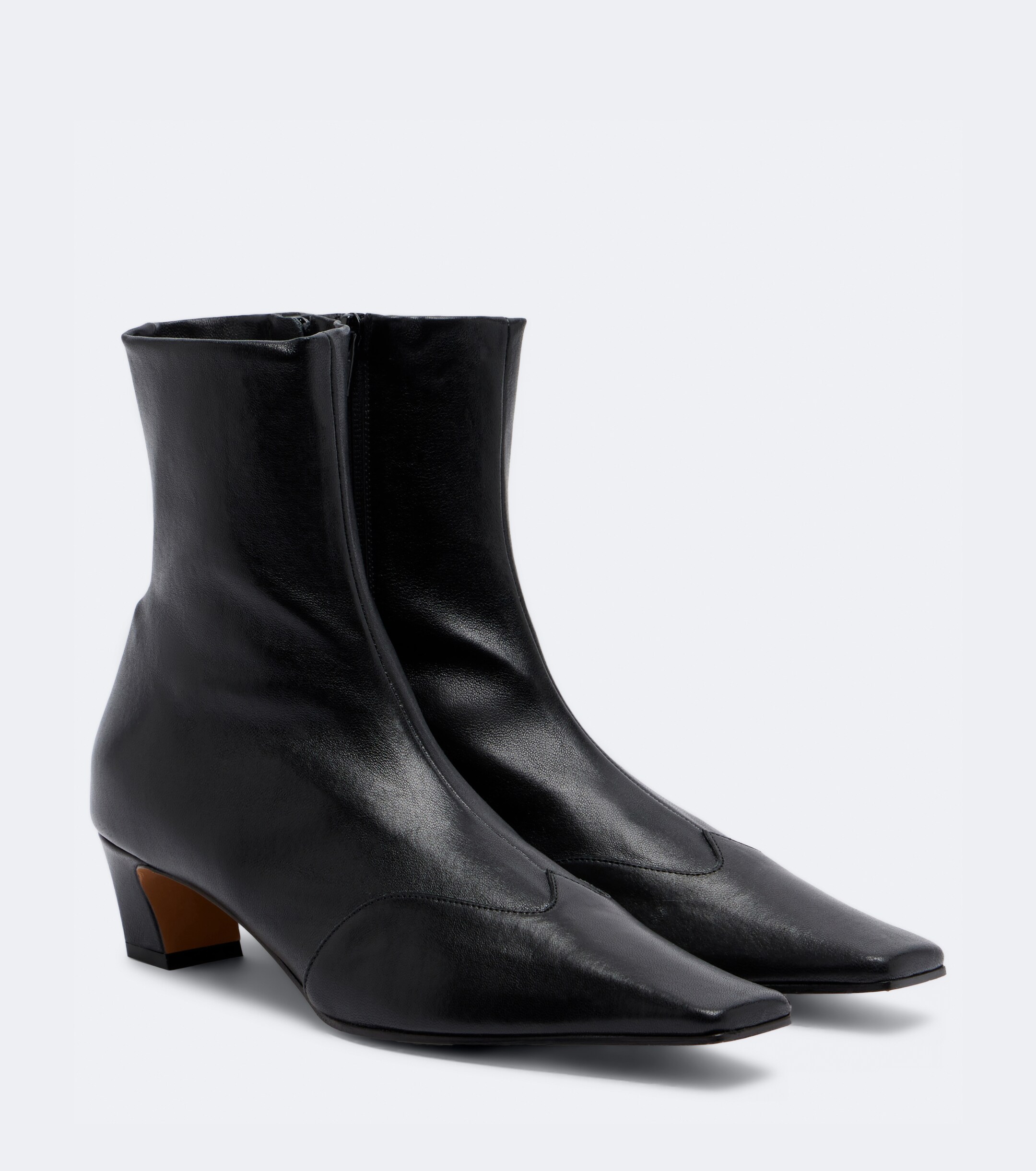 KHAITE Khaite Nevada leather ankle boots