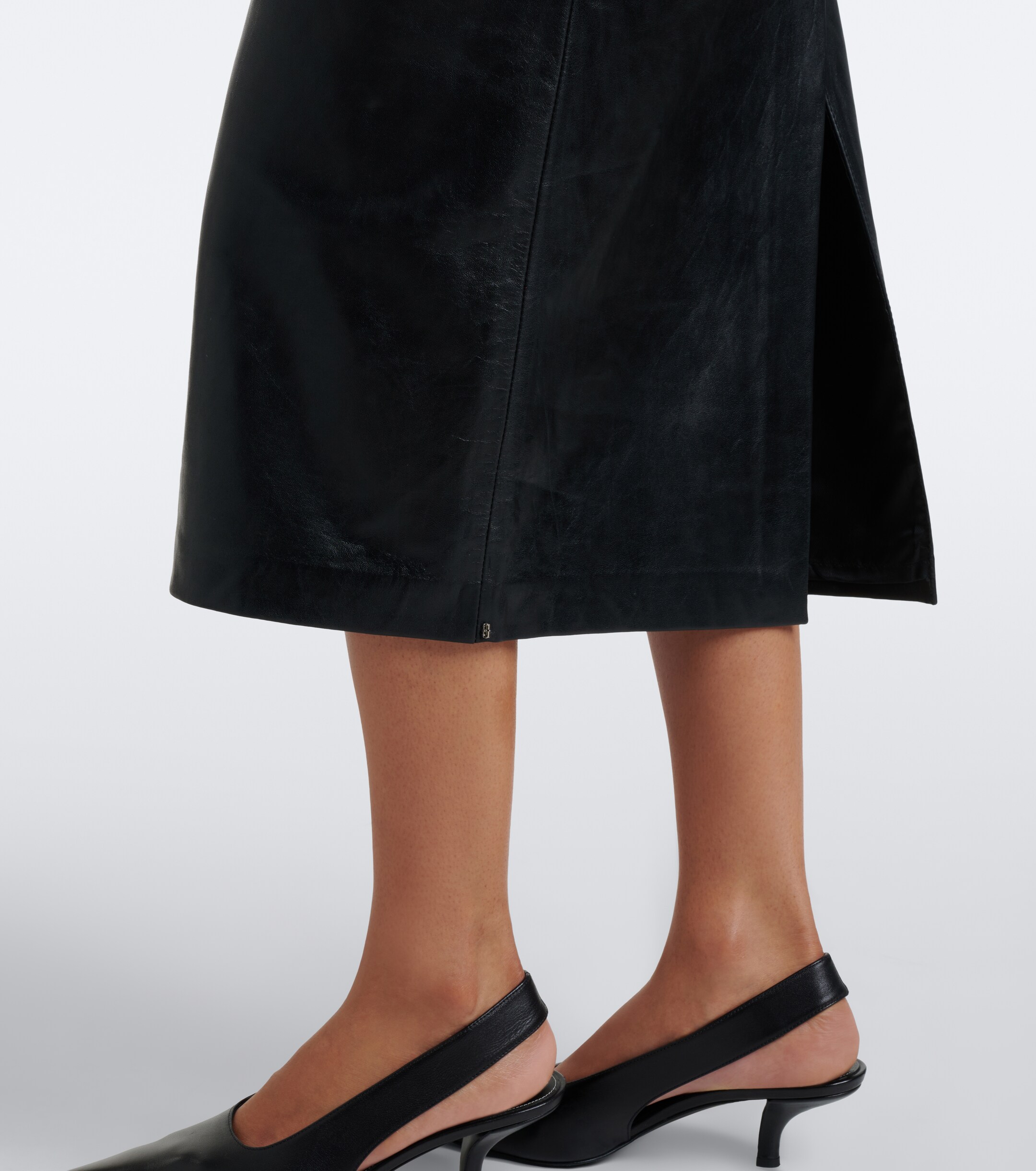 Sportmax Sportmax Leather pencil skirt