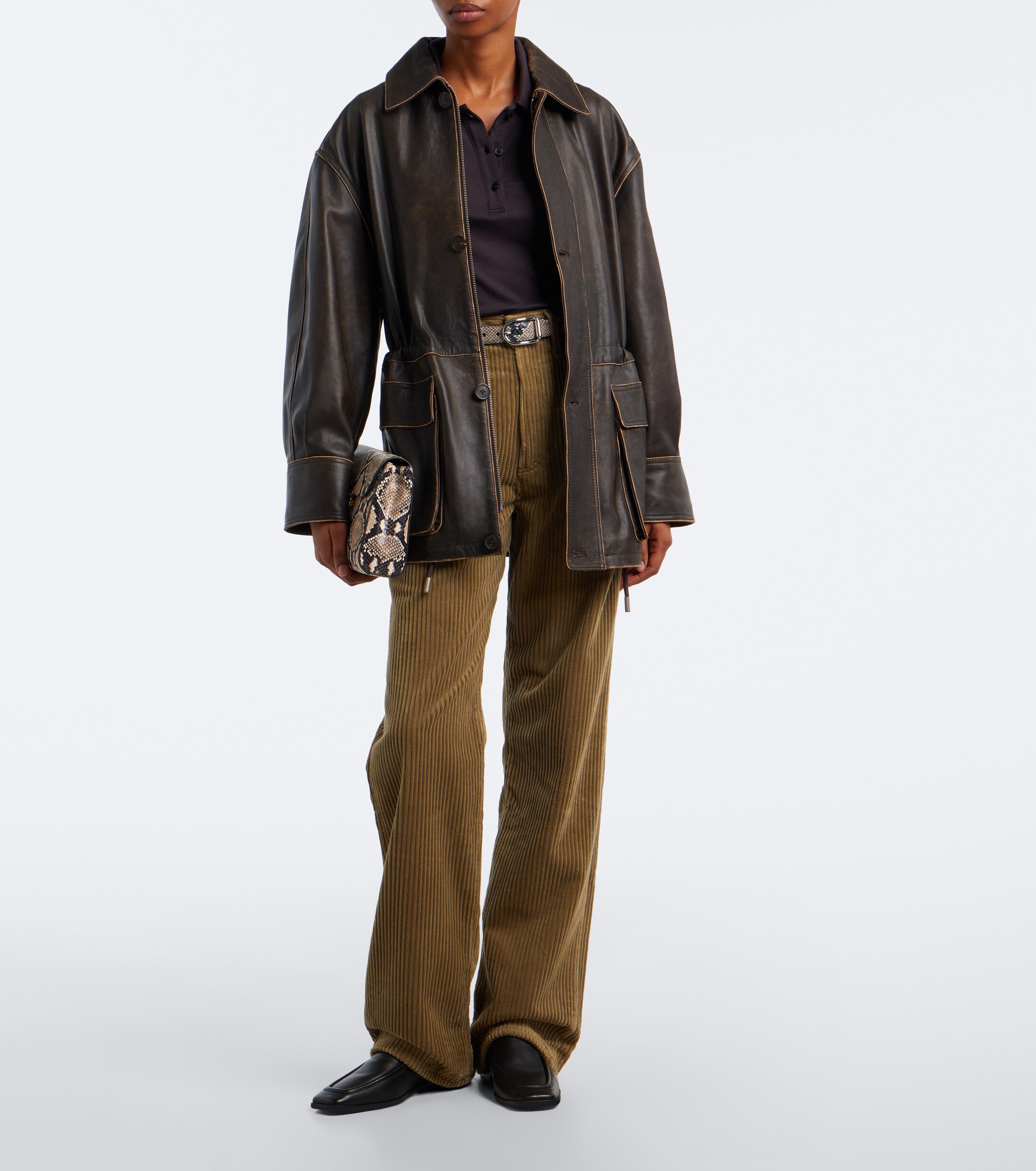 Agolde Agolde Vintage Loose corduroy wide-leg pants
