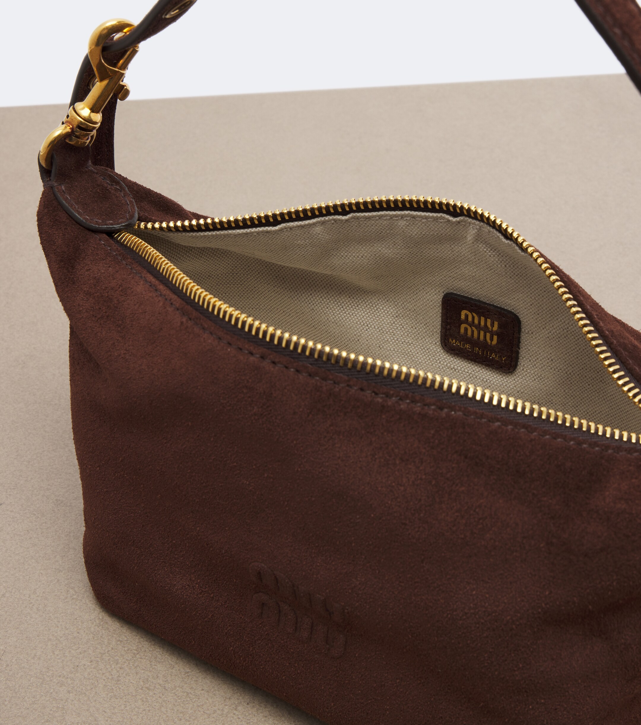 Miu Miu Miu Miu Spirit suede shoulder bag