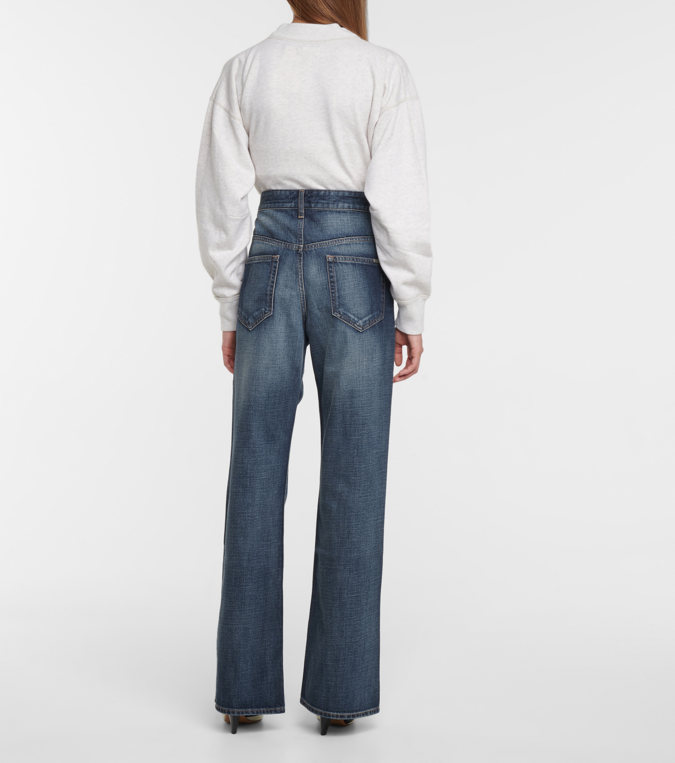 Marant Étoile Belvira high-rise bootcut jeans