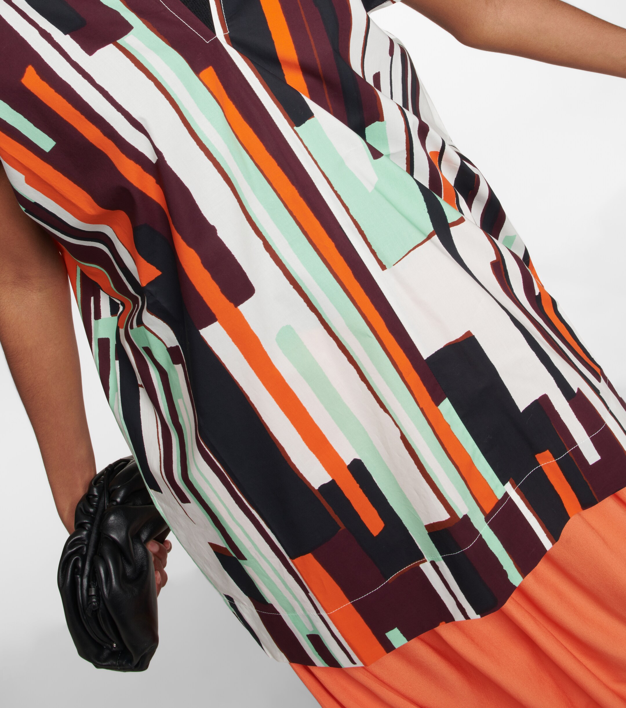 Plan C Printed cotton poplin top