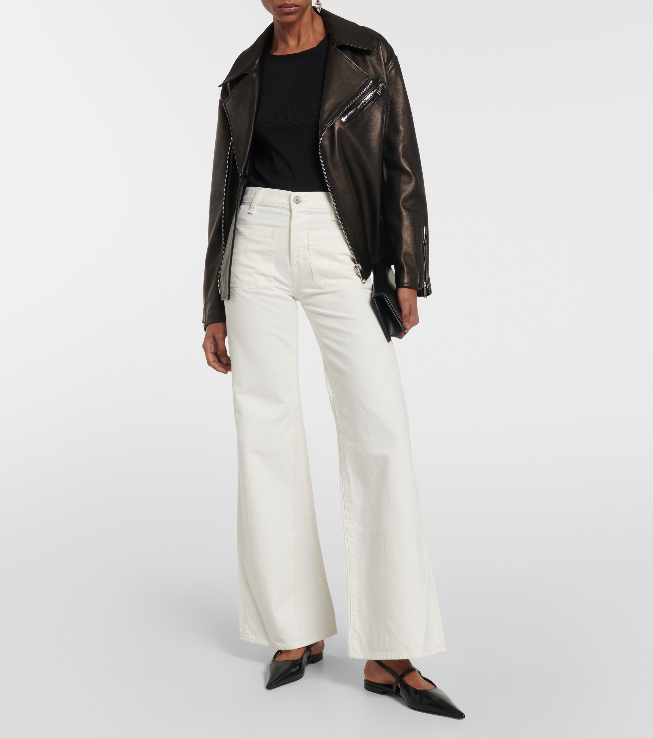 Nili Lotan Florence high-rise flared jeans