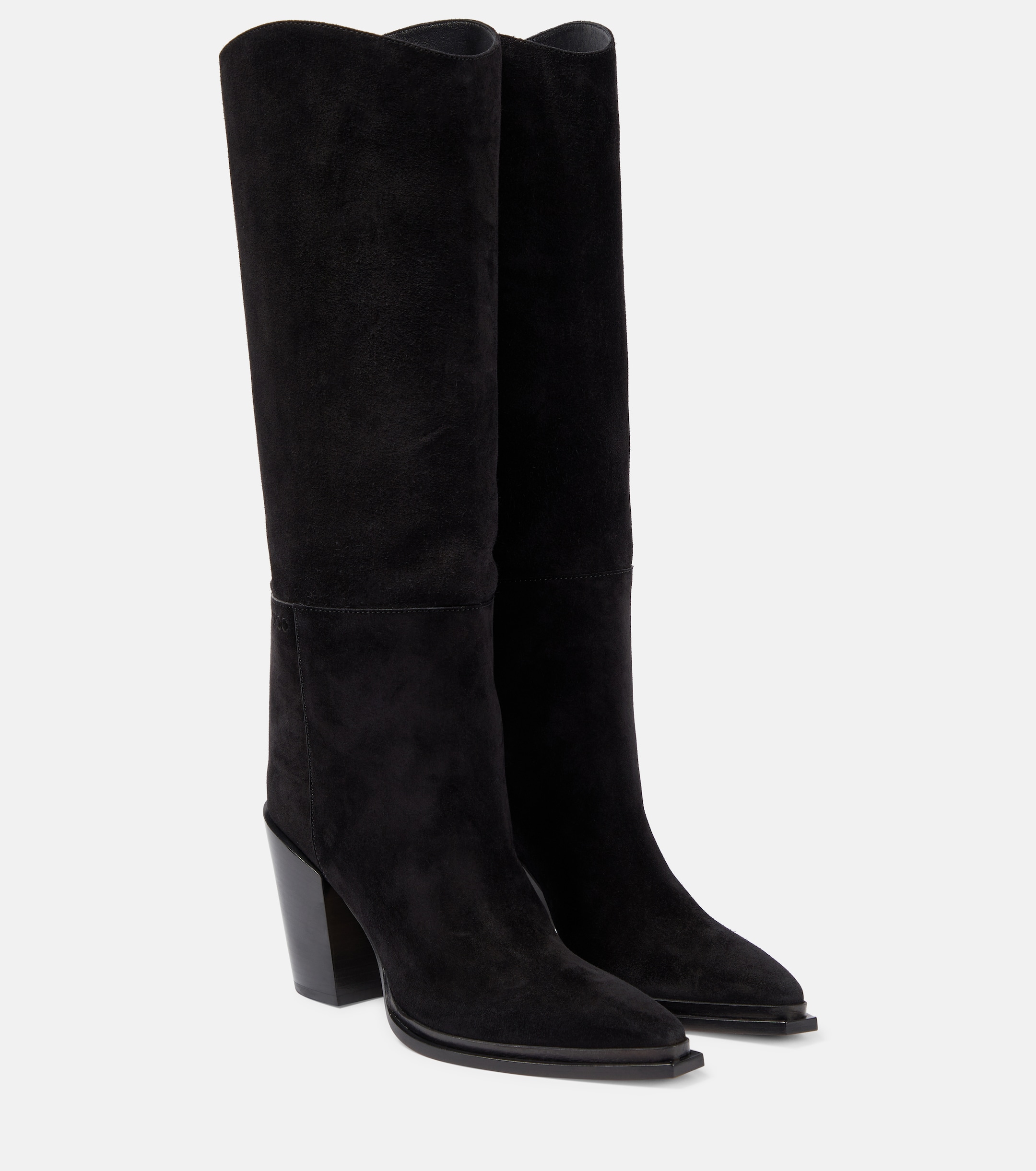 JIMMY CHOO Cece 80 suede knee-high boots