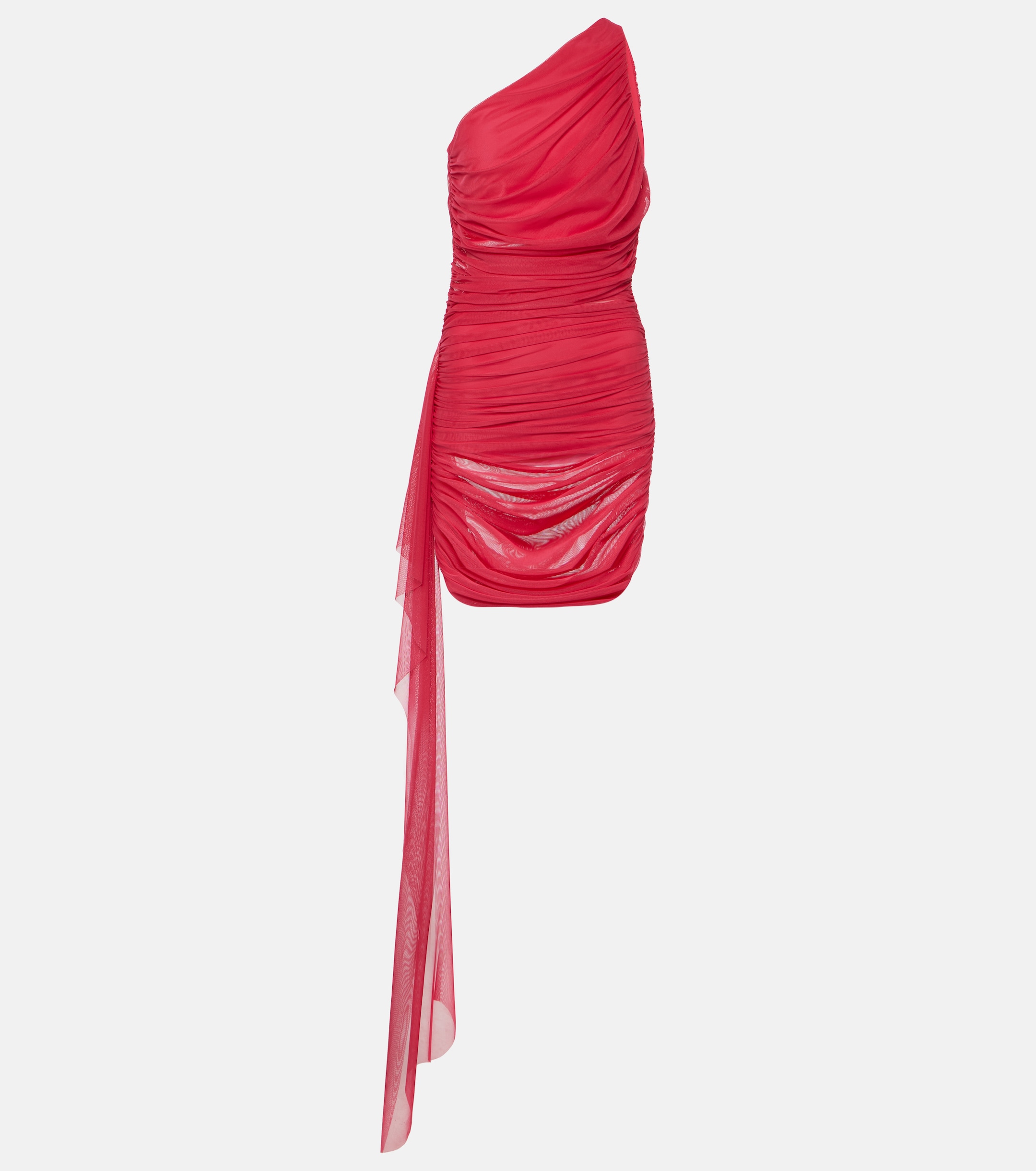 The Sei Drape-detail ruched chiffon minidress