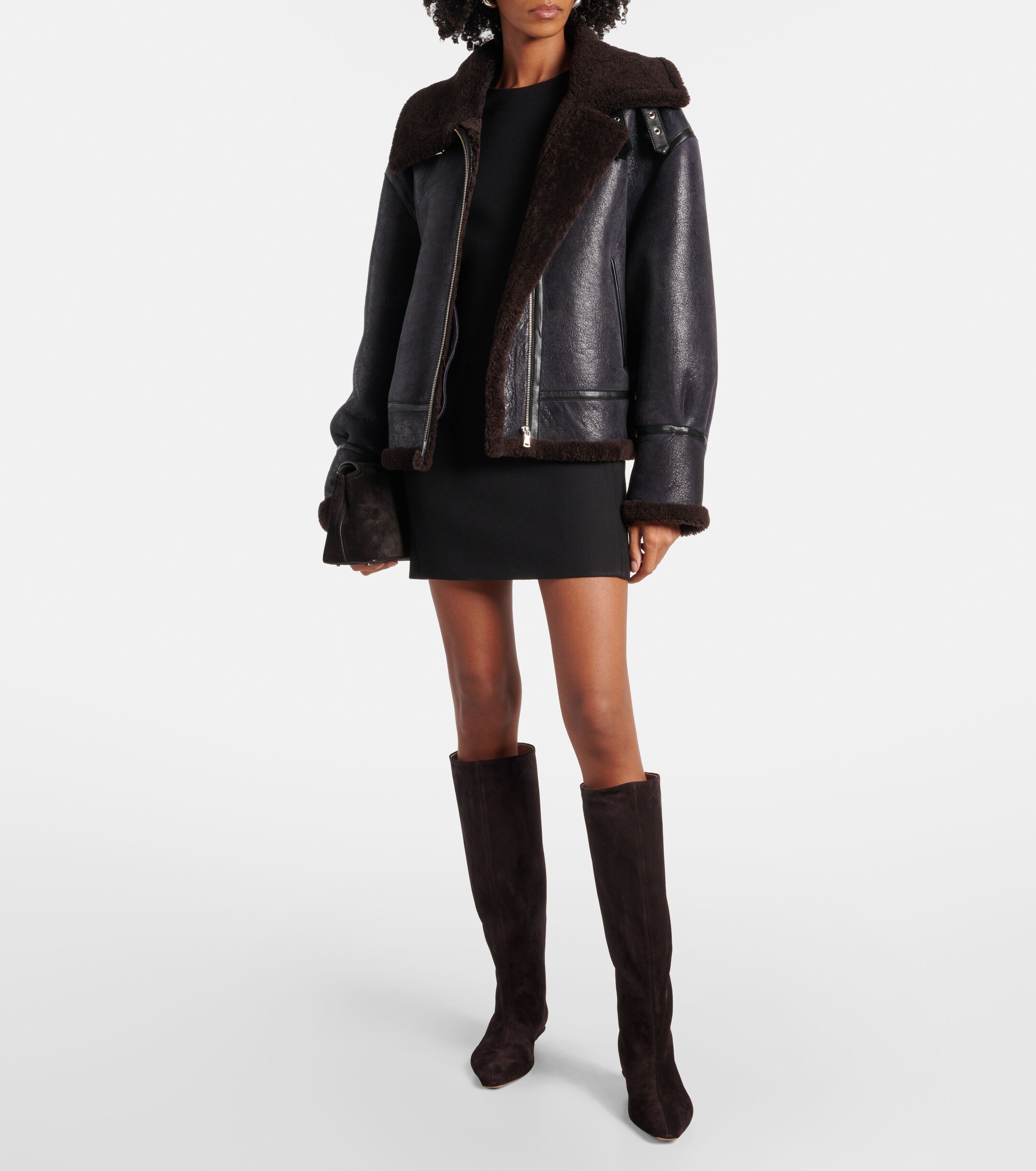 Paris Texas Bettina 25 suede knee-high boots thumbnail