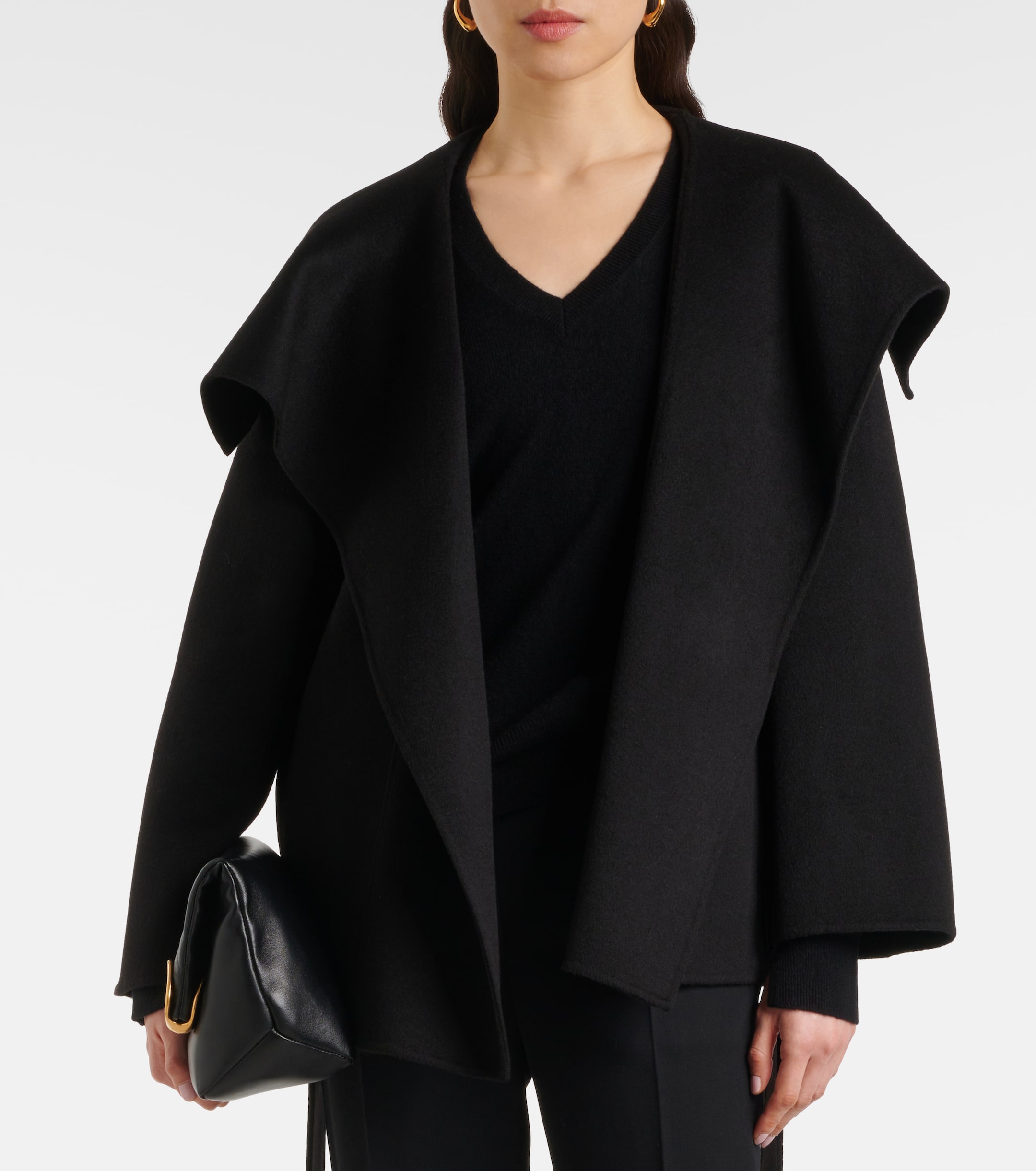 JOSEPH Adrienne wool and cashmere wrap coat