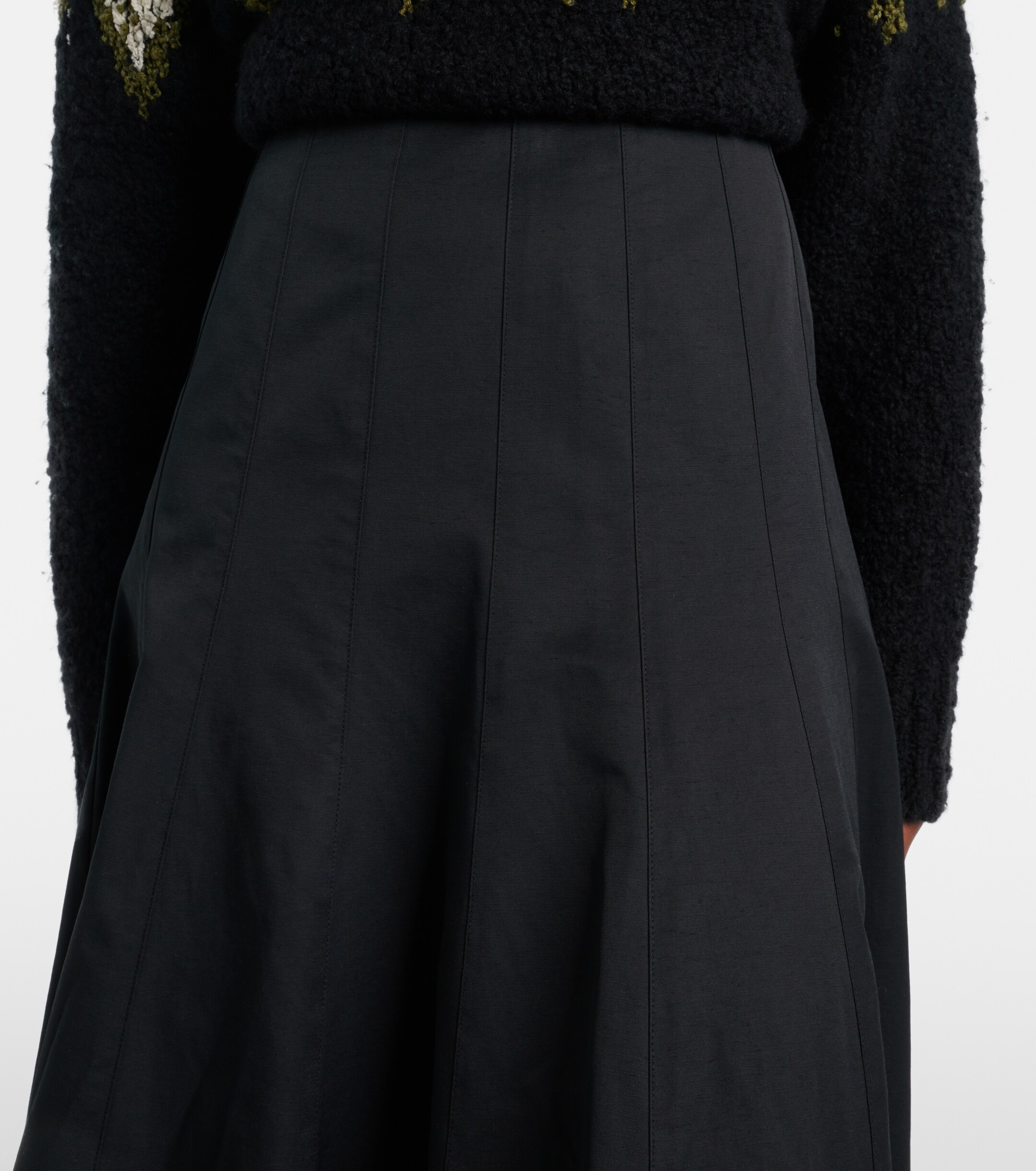 Proenza Schouler Heidi cotton-blend midi skirt